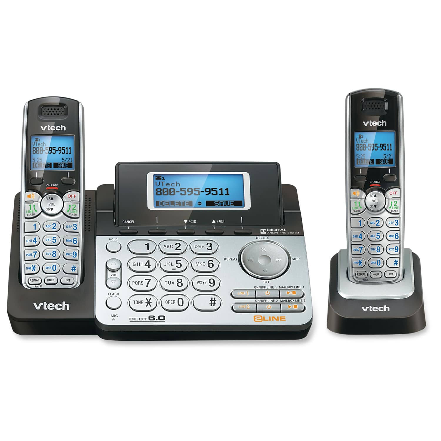 Vtech Ds6151 + Ds6101 2-Line Answering System With 2 Handset R7_QWWVWXCQ