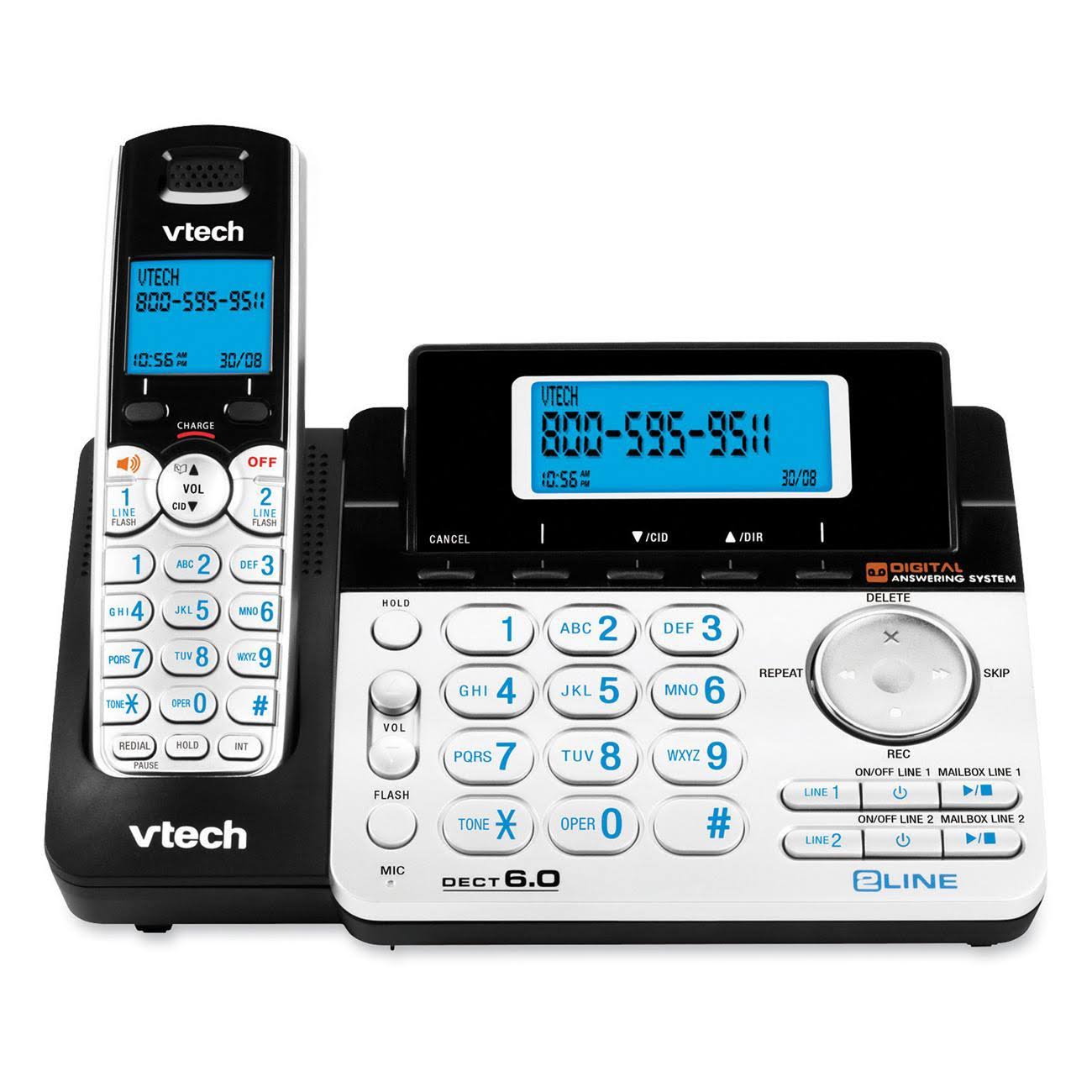 Vtech Ds6151 + Ds6101 2-Line Answering System With 2 Handset R7_QWWVWXCQ