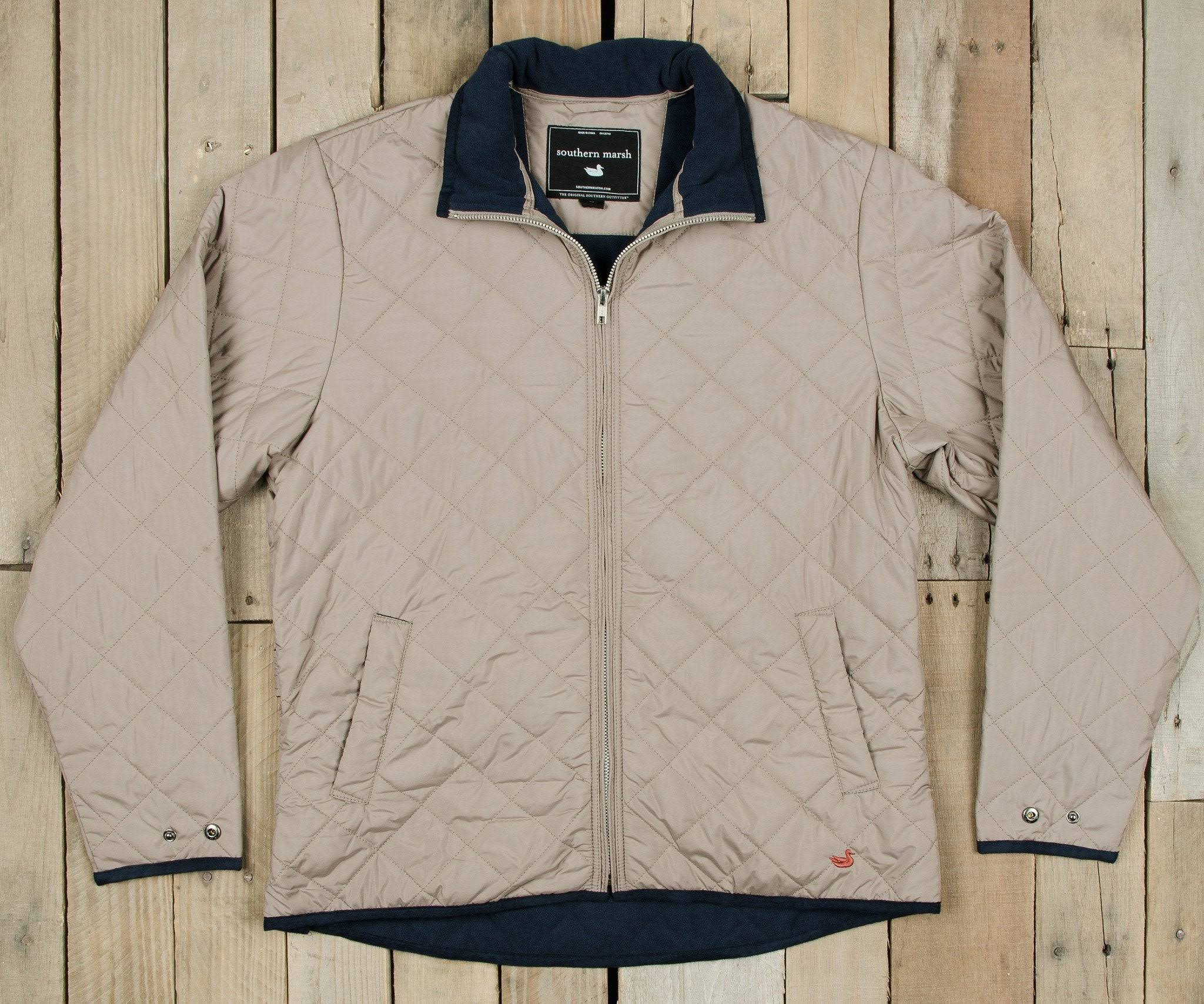 Southern Marsh Marshall Quilted Jacket Small / Sandstone Quilt US_HWY9K7UQ