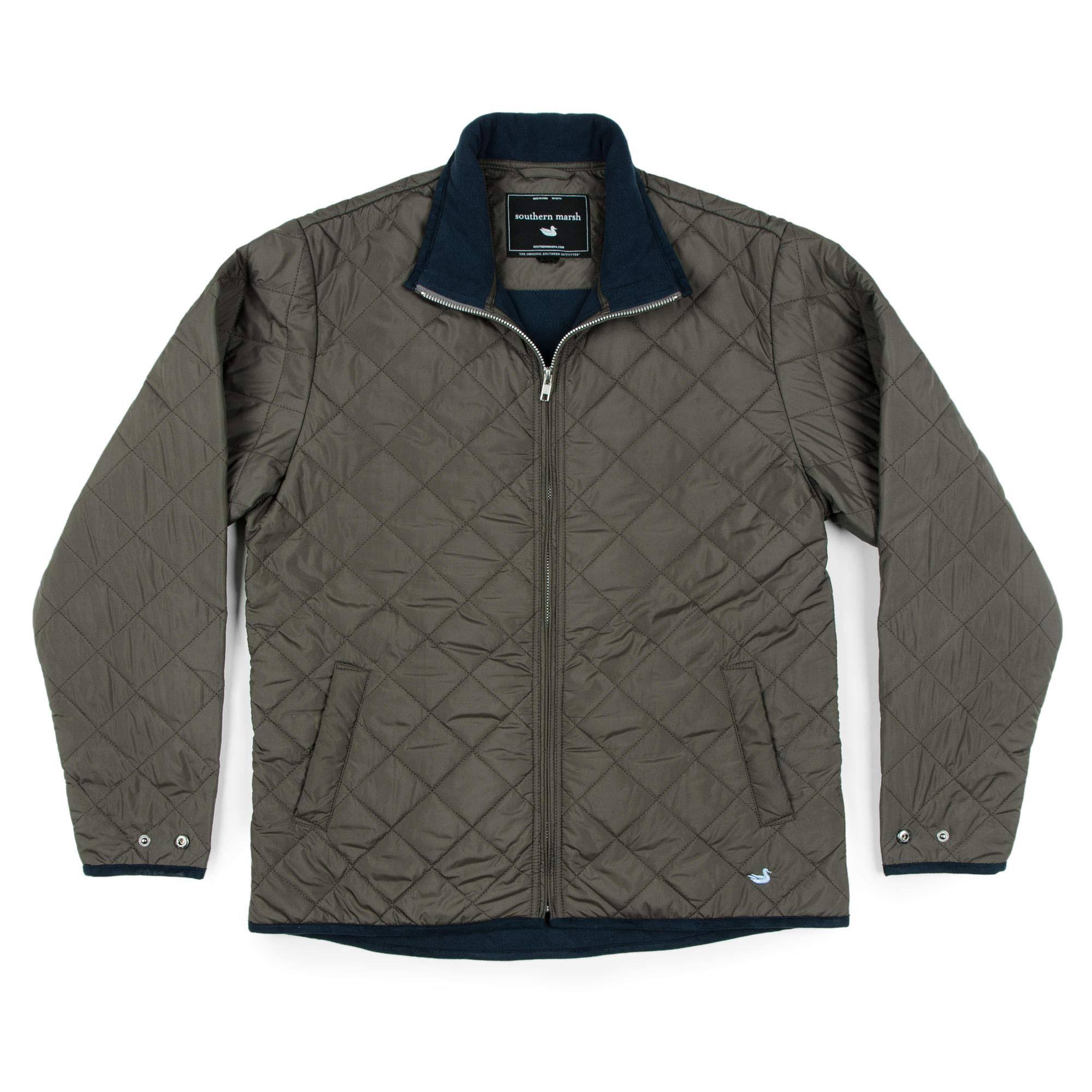 Southern Marsh Marshall Quilted Jacket Small / Sandstone Quilt US_HWY9K7UQ