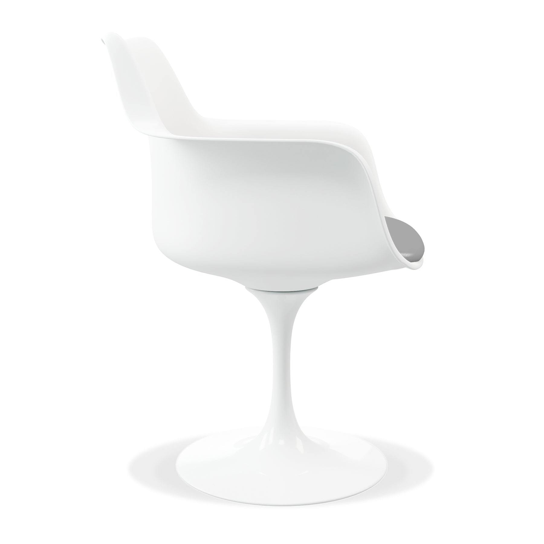 Tulip Armchair | White| Faux Leather SI_N1DDI6SS Tulip Armchair | White| Faux Leather SI_N1DDI6SS