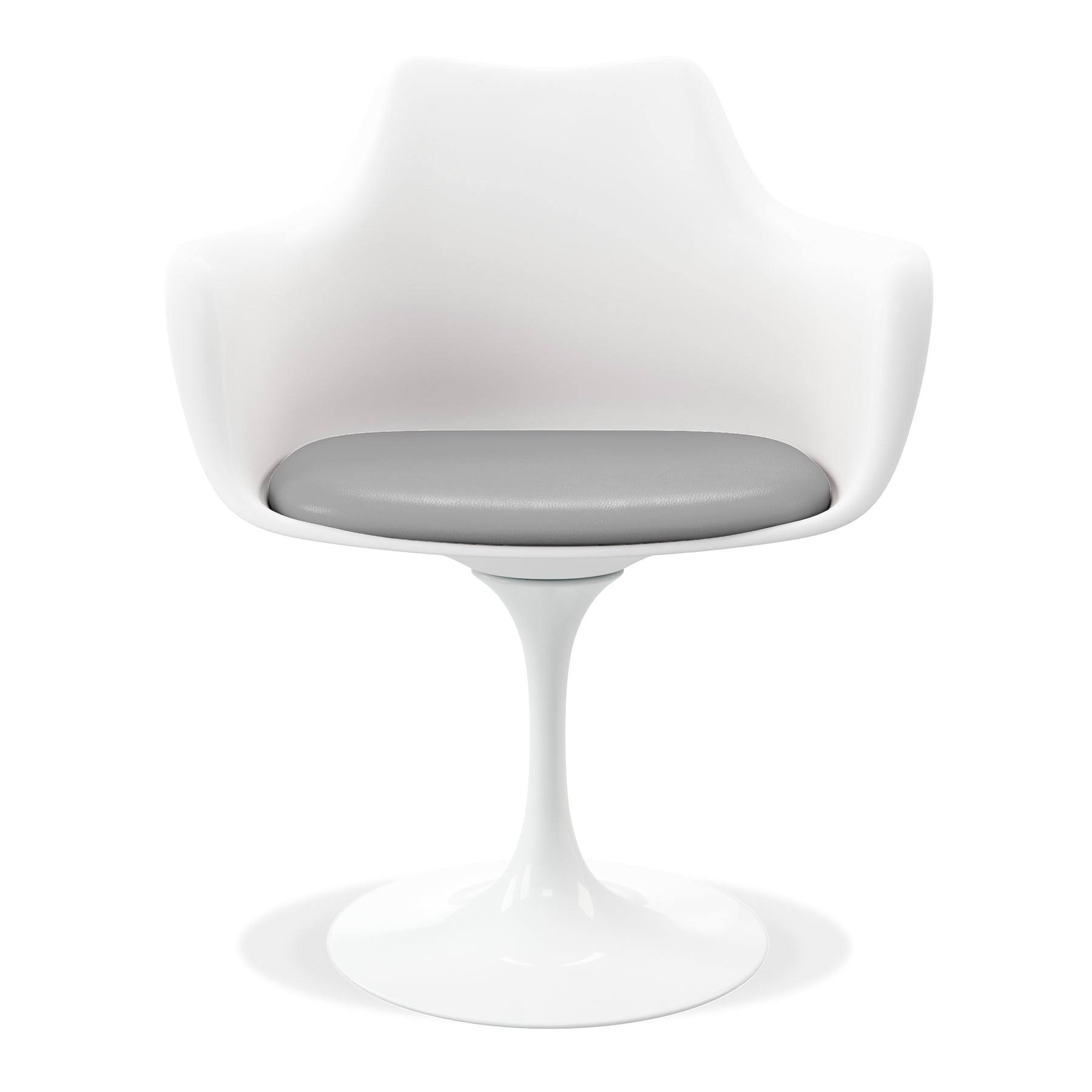 Tulip Armchair | White| Faux Leather SI_N1DDI6SS Tulip Armchair | White| Faux Leather SI_N1DDI6SS