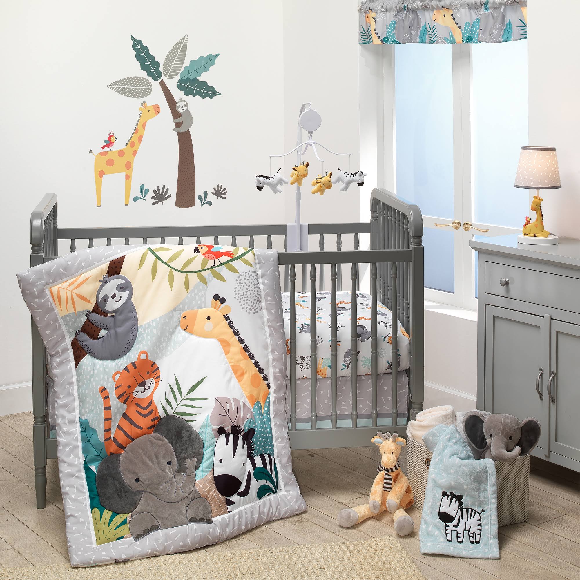 Bedtime Originals Mighty Jungle 3piece Crib Bedding Set Multicolor G4_ME8IZZR3 Bedtime Originals Mighty Jungle 3piece Crib Bedding Set Multicolor G4_ME8IZZR3