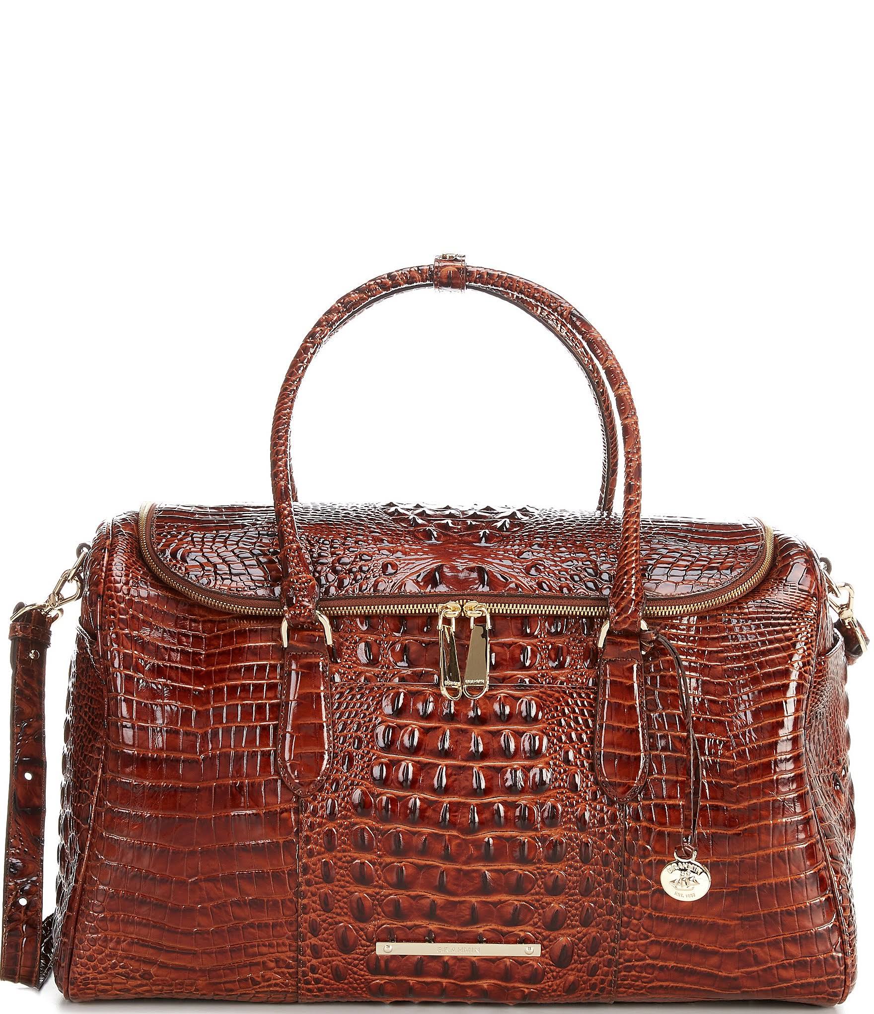 Brahmin Melbourne Collection Talulla Weekender Bag - Pomegranate 7Q_JL3APMPG