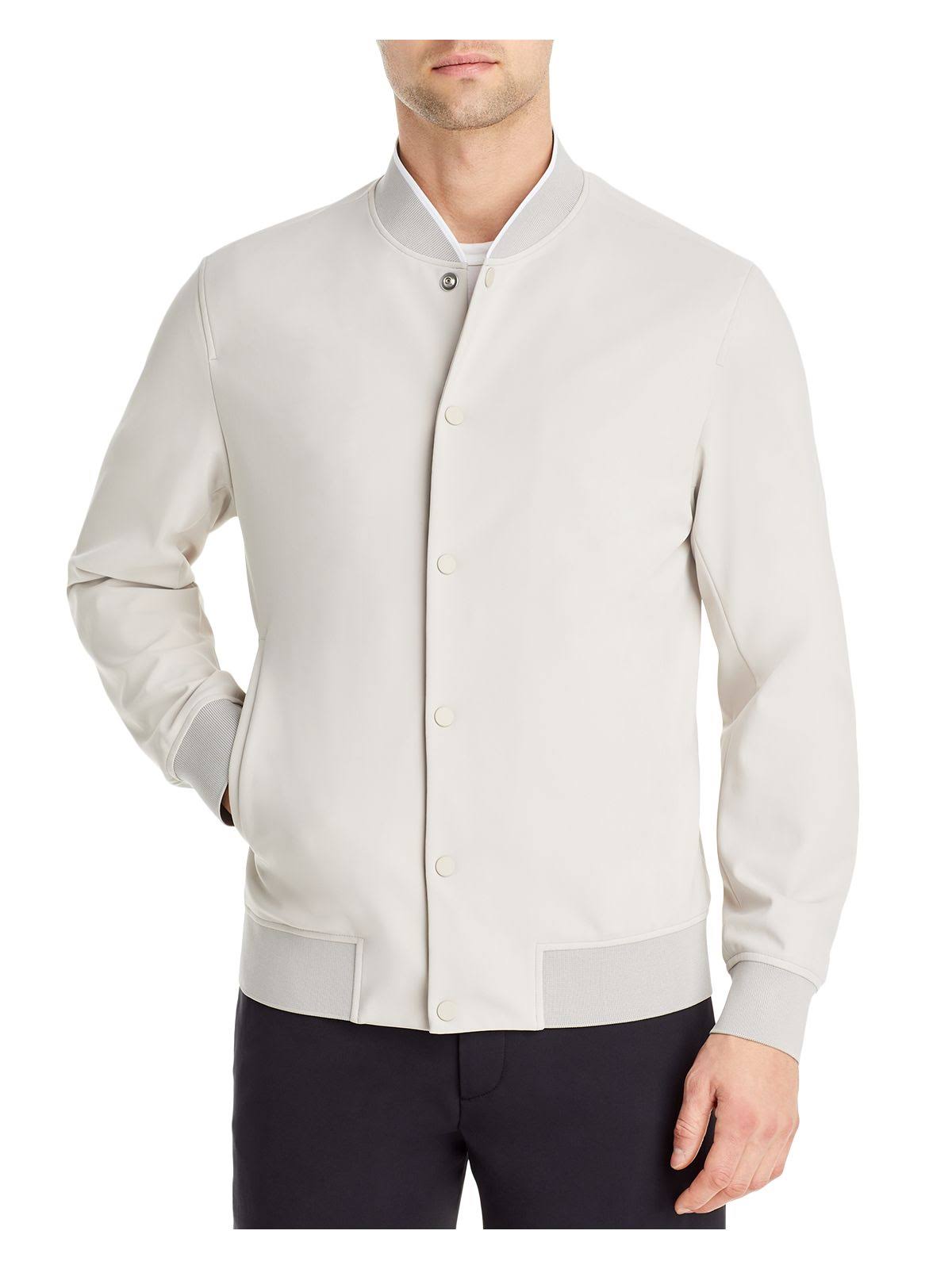 Theory Murphy Baseball Jacket Putty Z2_FLDZVZS5