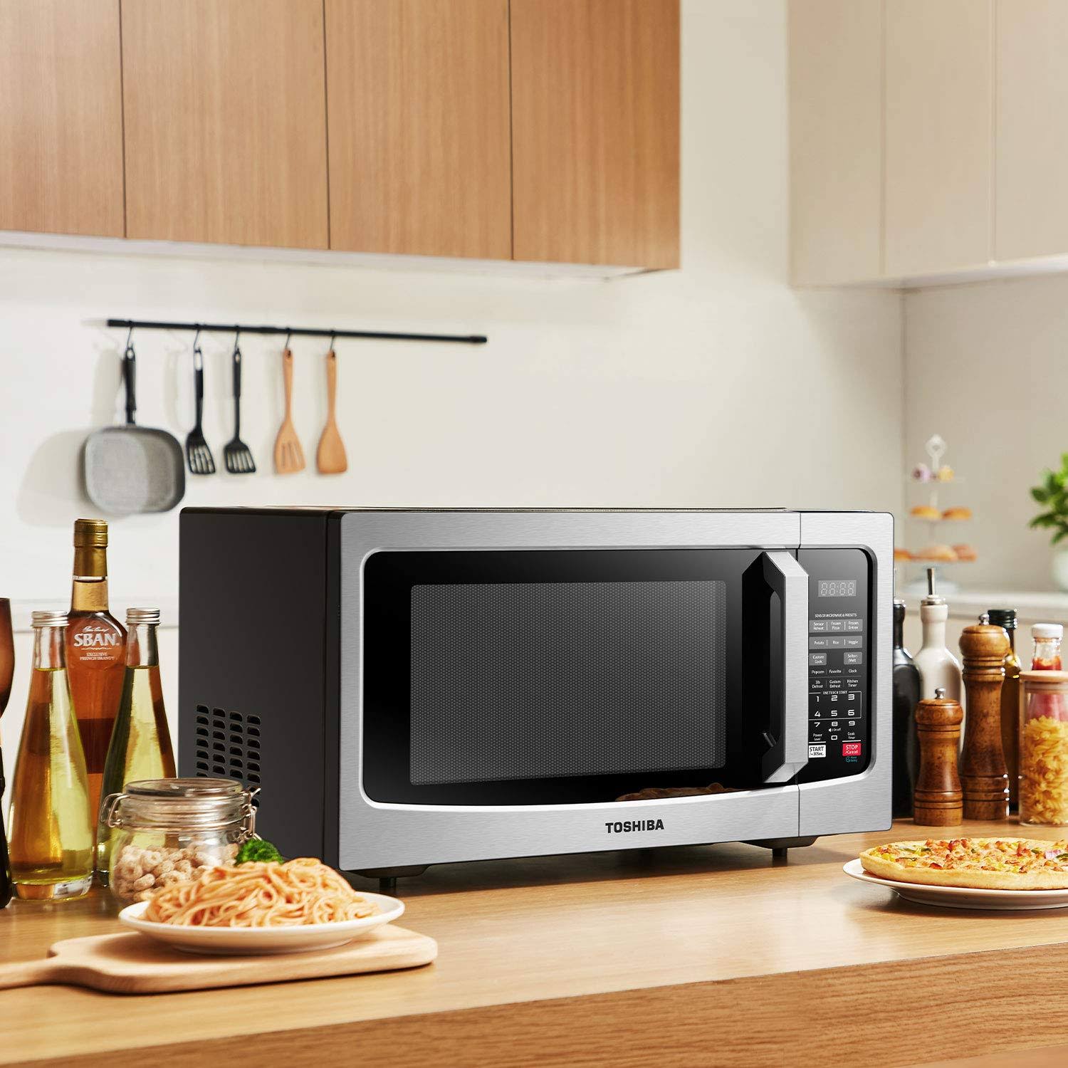 Toshiba Em131a5c-Ss Microwave Oven With Smart Sensor KO_RRZINRU9 Toshiba Em131a5c-Ss Microwave Oven With Smart Sensor KO_RRZINRU9