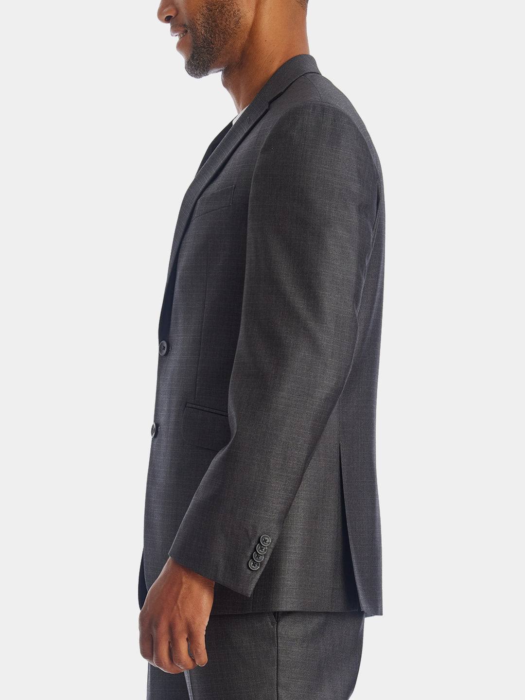Kenneth Cole Reaction Men's Techni-Cole Suit Separate Slim-Fit Suit Jacket - Charcoal - Size 38s Q5_VLGEGITC