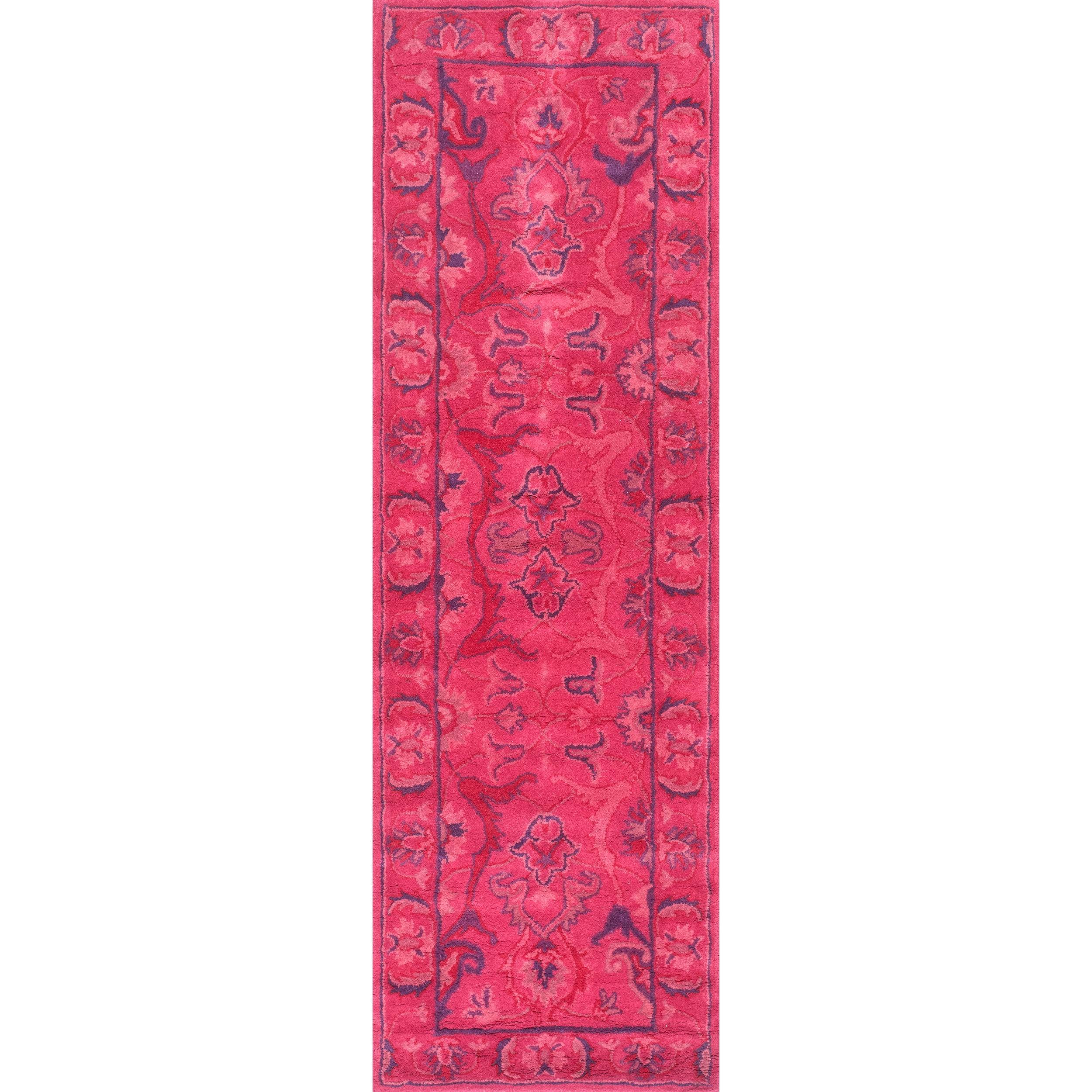 Nuloom Kimberly Overdyed Style Pink 4' X 6' Area Rug DU_RGEZ35QV Nuloom Kimberly Overdyed Style Pink 4' X 6' Area Rug DU_RGEZ35QV