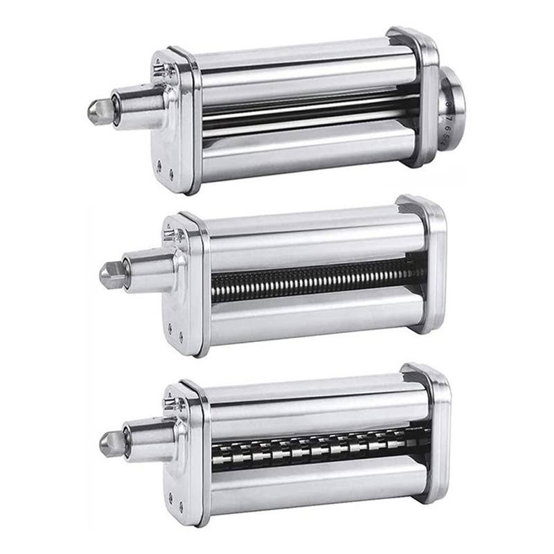 Nevku Pasta Maker Attachments Set For All Kitchenaid Stand Mixer, Including Pasta Sheet Roller, Spaghetti Cutter, Fettuccine Cutter P1_HUHYGGSU Nevku Pasta Maker Attachments Set For All Kitchenaid Stand Mixer, Including Pasta Sheet Roller, Spaghetti Cutter, Fettuccine Cutter P1_HUHYGGSU