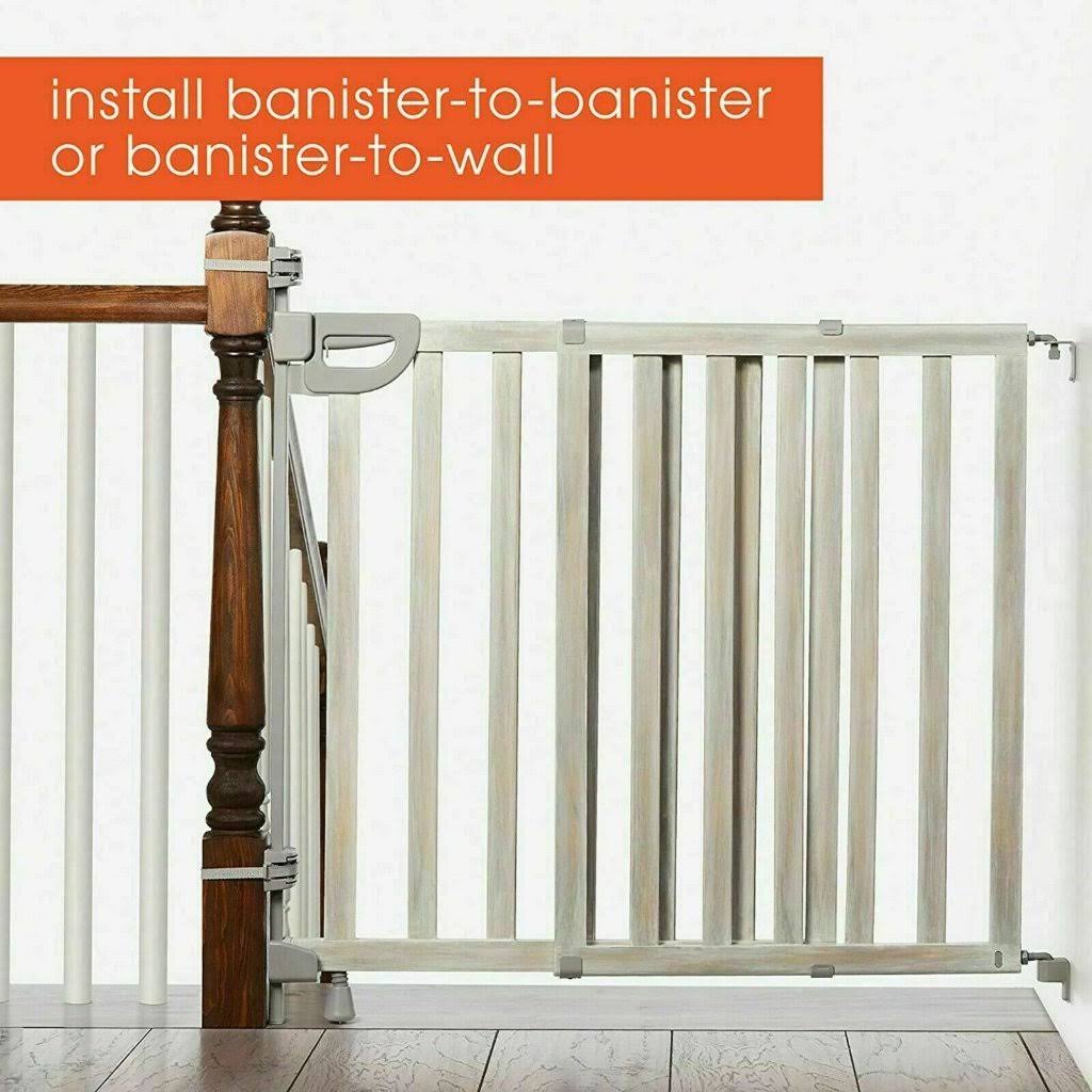 Summer Wood Banister & Stair Safety Gate ZI_1HCXBBAG Summer Wood Banister & Stair Safety Gate ZI_1HCXBBAG