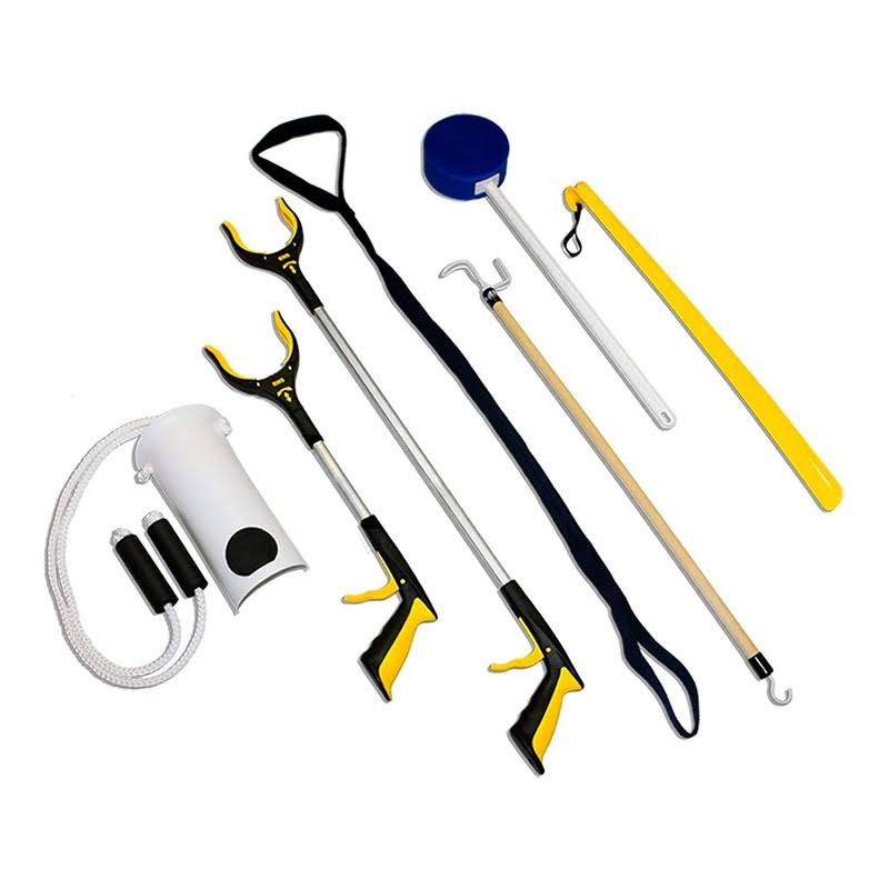 Rms Premium 7-Piece Hip Knee Replacement Kit With Leg Lifter 19 And 32 Inch Rotating Reacher Grabber Long Handle Shoe Horn Sock Aid Dressing 7Q_7VBVDUWT Rms Premium 7-Piece Hip Knee Replacement Kit With Leg Lifter 19 And 32 Inch Rotating Reacher Grabber Long Handle Shoe Horn Sock Aid Dressing 7Q_7VBVDUWT