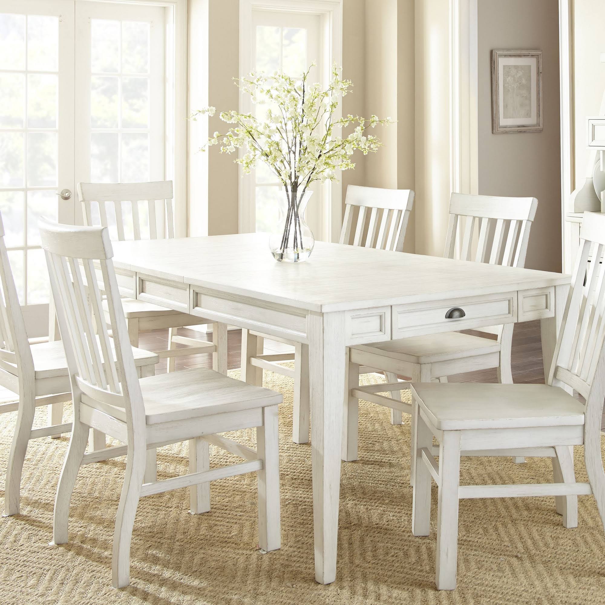 Steve Silver Cayla White Dining Table PJ_78ZVXXCW Steve Silver Cayla White Dining Table PJ_78ZVXXCW