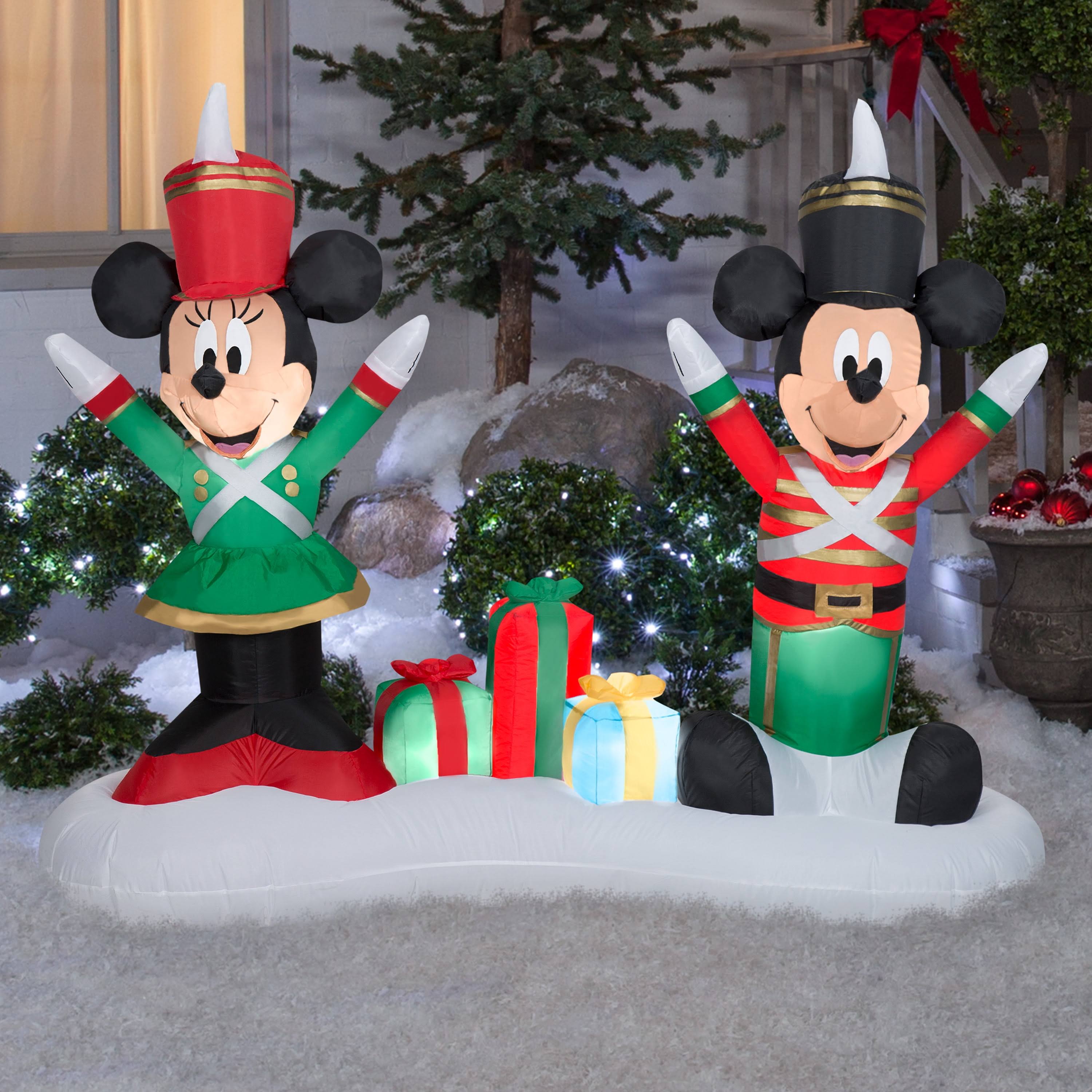 Gemmy Airblown Inflatable Mickey Mouse And Minnie As Toy Soldiers, 4.5 Ft Tall CU_JNDNB5CH Gemmy Airblown Inflatable Mickey Mouse And Minnie As Toy Soldiers, 4.5 Ft Tall CU_JNDNB5CH