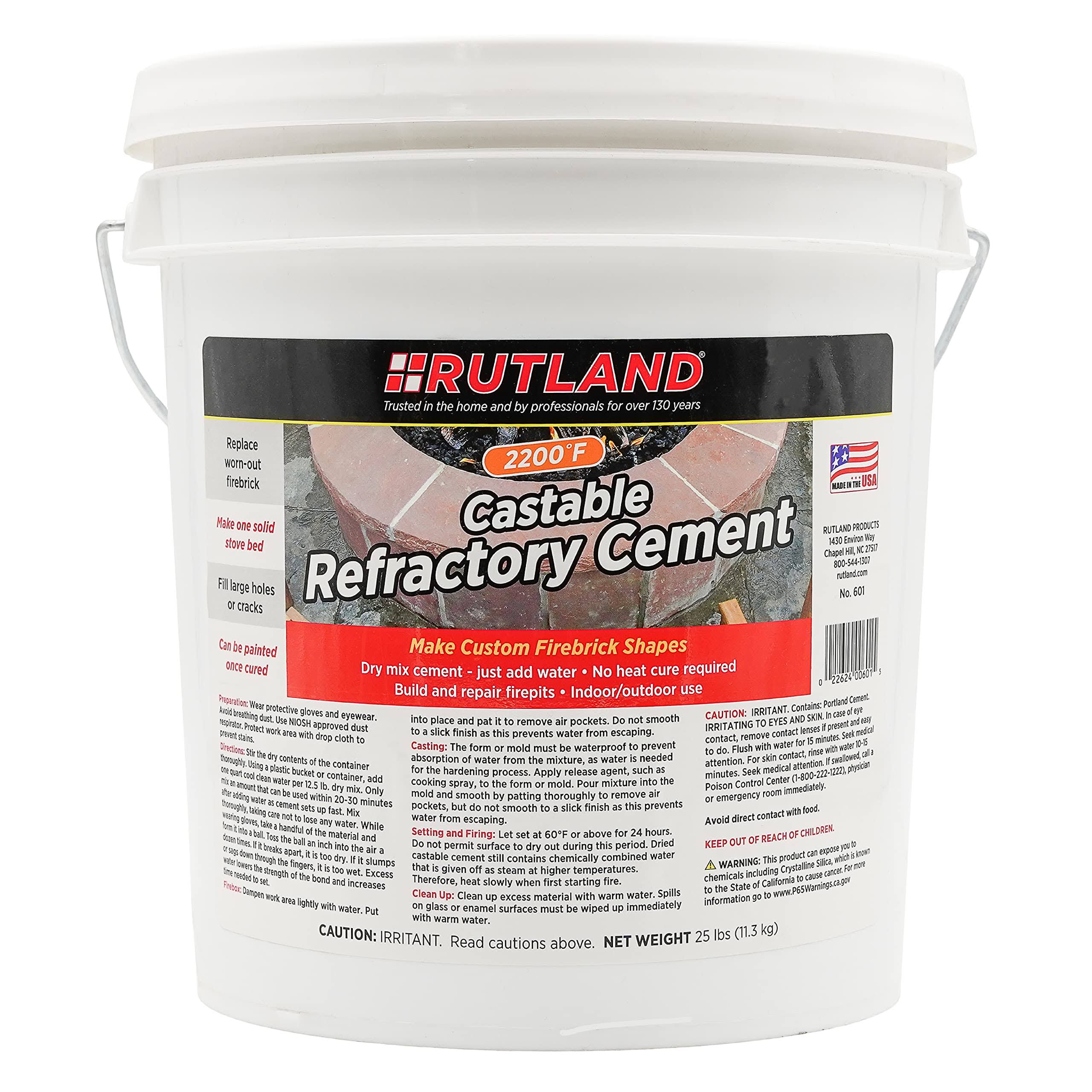 Rutland Castable Refractory Cement - 25 Lbs OV_CJPDMZNP