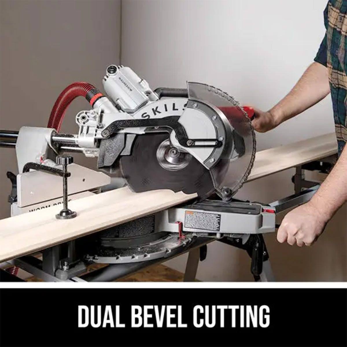 Skilsaw Spt88-01 12 In. Worm Drive Dual Bevel Sliding Miter Saw MZ_SX3JEGNO