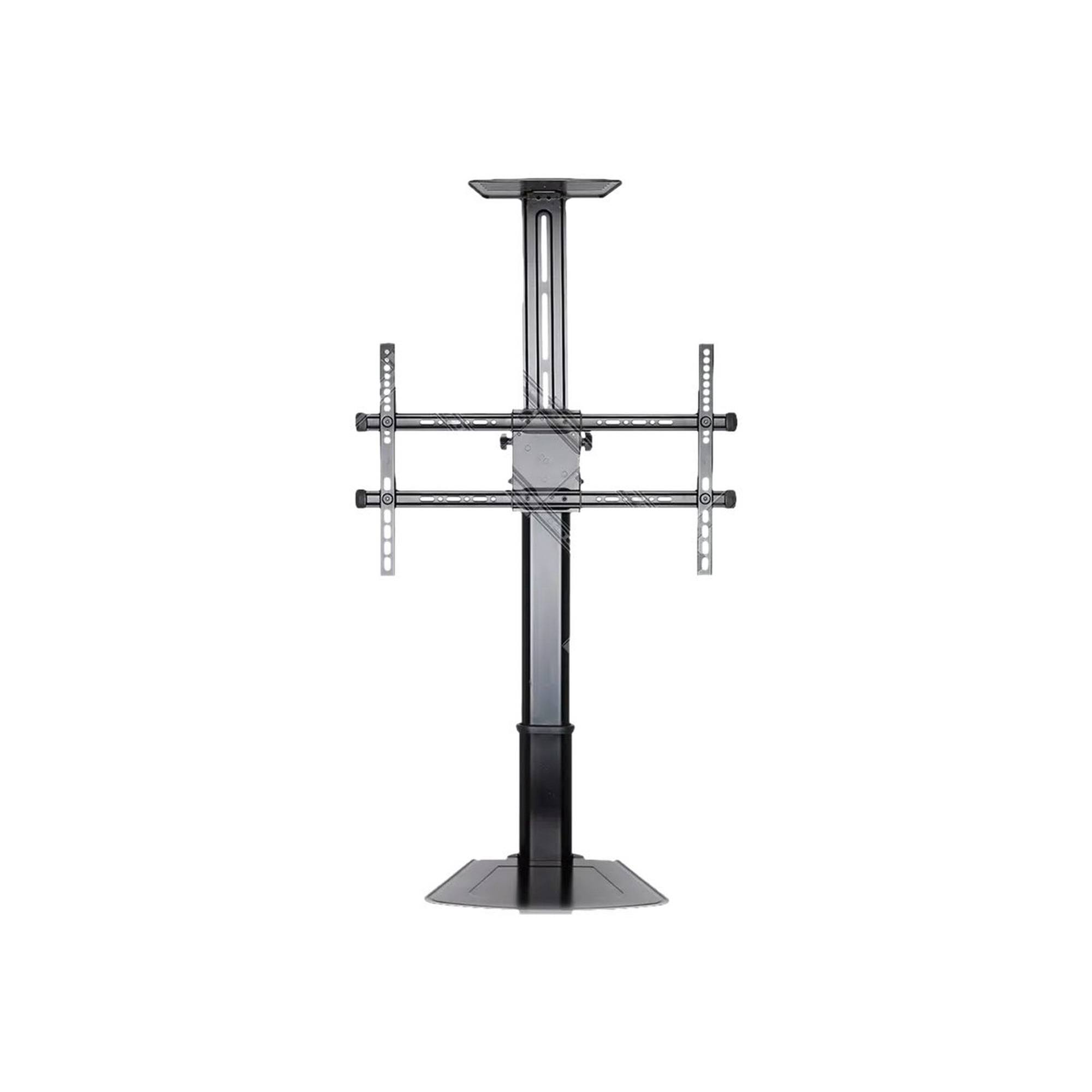Monoprice Premium Mobile Tilt Tv Wall Mount Bracket Stand Cart With Media Shelf 9H_KFC8CBOQ