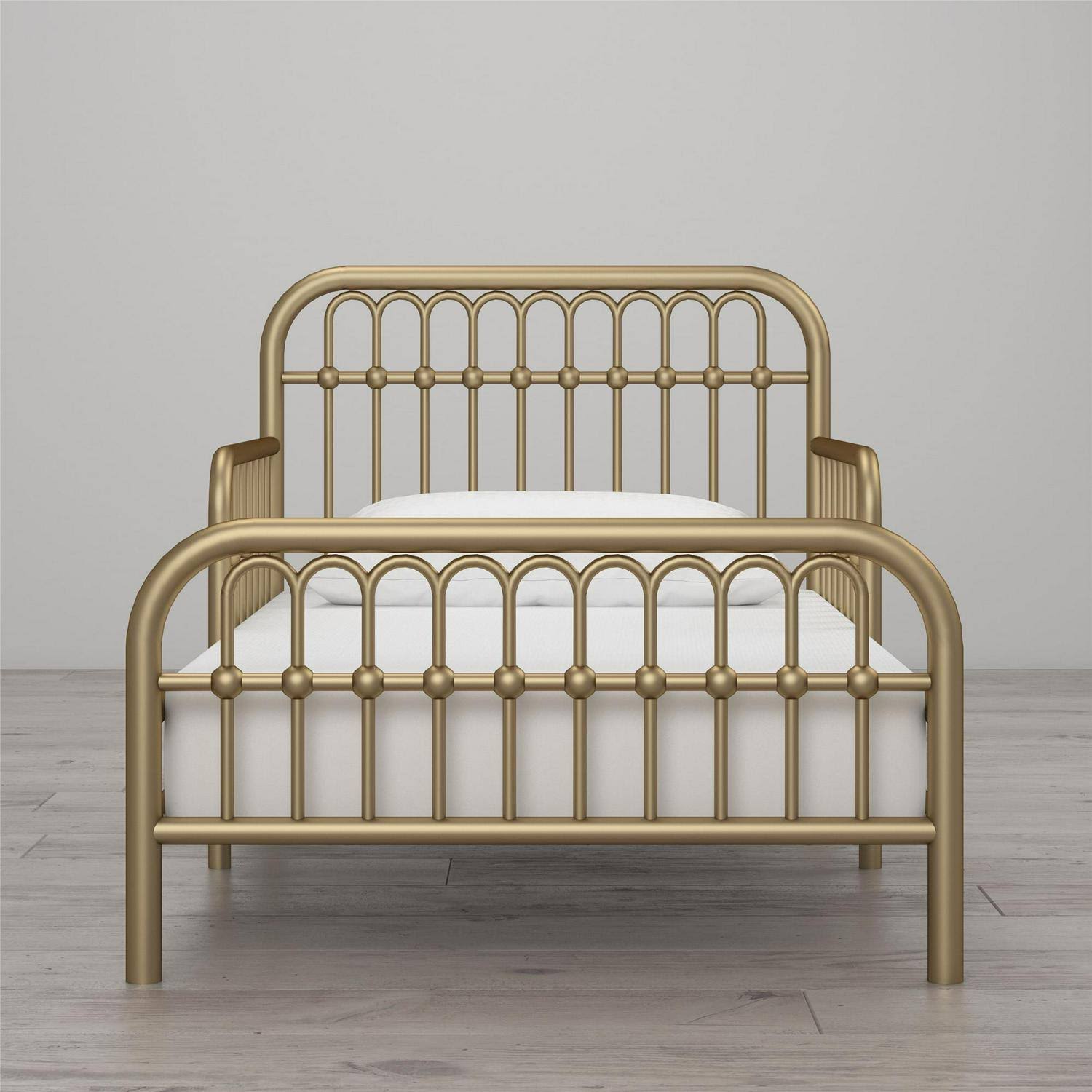 Little Seeds - Monarch Hill Ivy Gold Metal Toddler Bed FO_TOVLVAUT Little Seeds - Monarch Hill Ivy Gold Metal Toddler Bed FO_TOVLVAUT