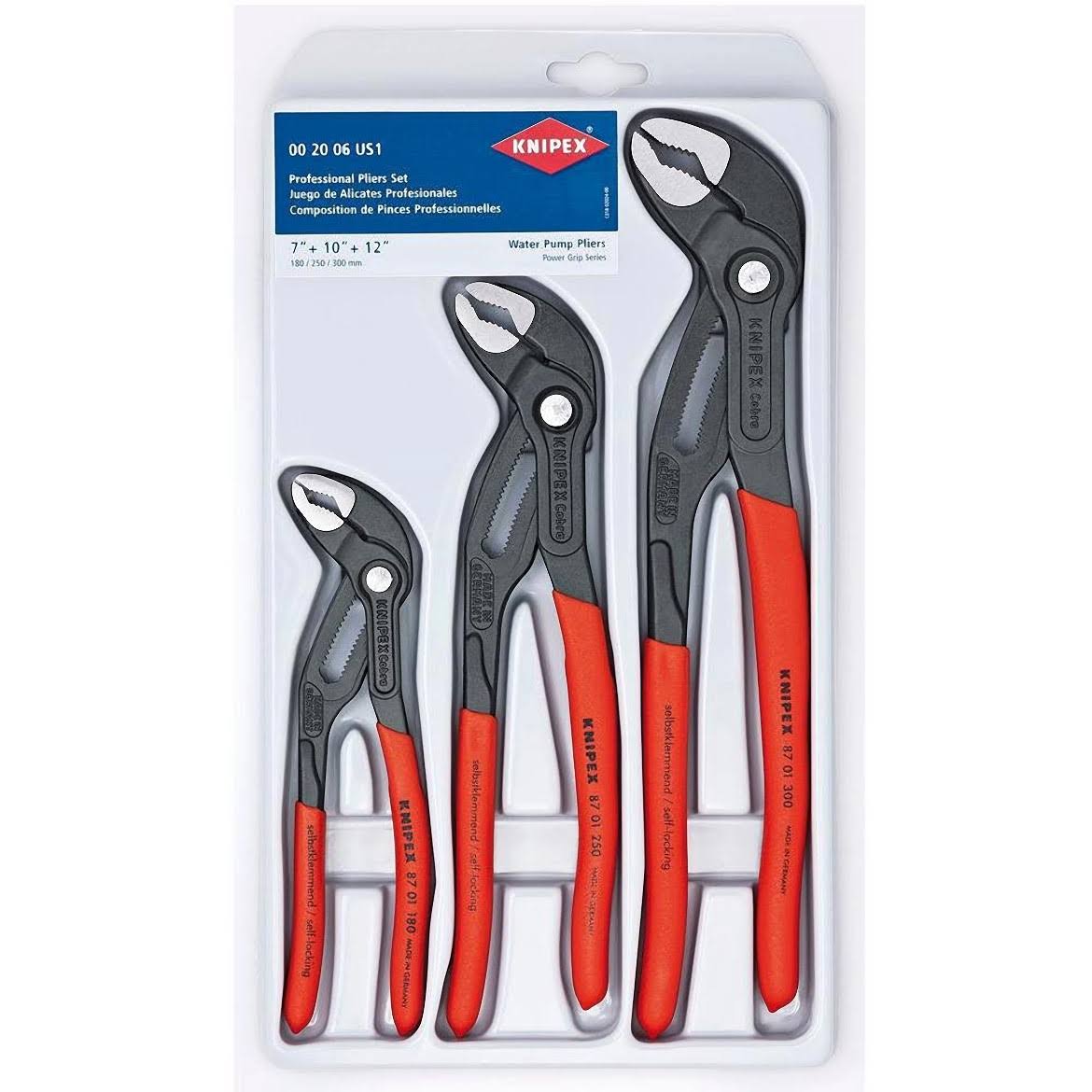 Knipex 002006us1 3 Piece Cobra Pliers Set T3_ZMFQJ2XC Knipex 002006us1 3 Piece Cobra Pliers Set T3_ZMFQJ2XC
