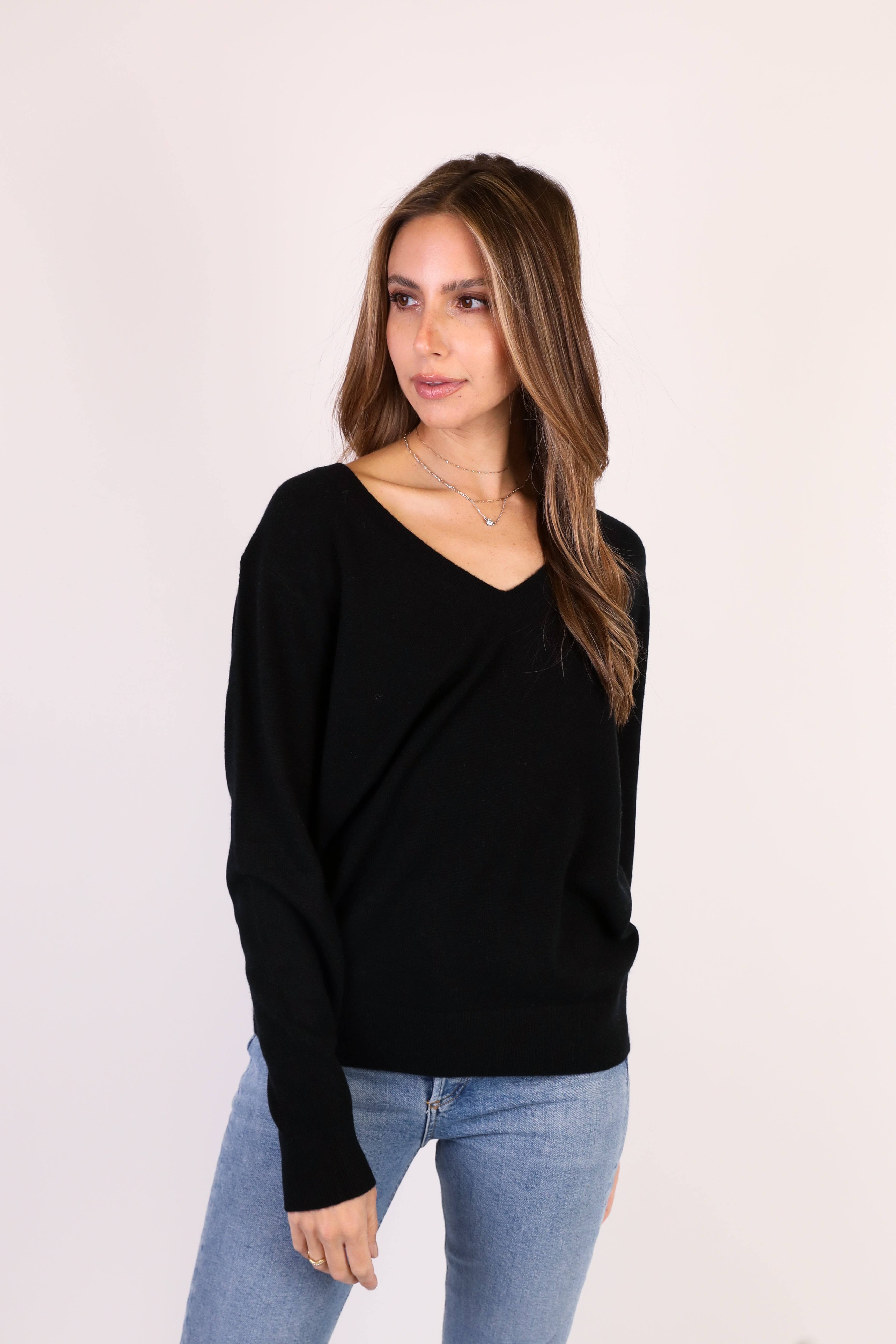 Women's Vince Weekend V-Neck Cashmere Sweater AG_IG1JJS8R Women's Vince Weekend V-Neck Cashmere Sweater AG_IG1JJS8R
