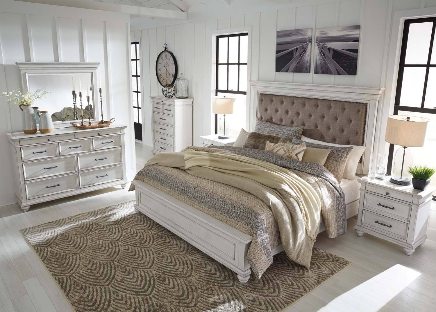 Ashley Kanwyn King Upholstered Panel Bed TH_4D58QPDX Ashley Kanwyn King Upholstered Panel Bed TH_4D58QPDX