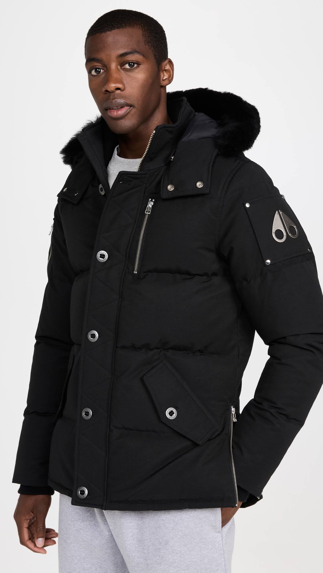 Moose Knuckles 3q Jacket Black UK_4RLUZXAE