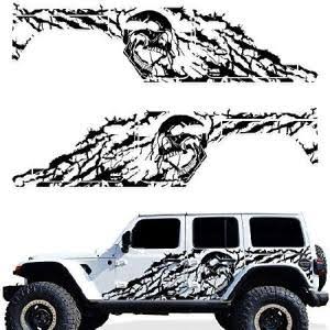 Factory Crafts Nightmare Side Graphics Kit 3m Vinyl Decal Wrap Compatible With Jeep Wrangler Jl 4 Door 2018-2021 (Red) IZ_62LHIAZ7 Factory Crafts Nightmare Side Graphics Kit 3m Vinyl Decal Wrap Compatible With Jeep Wrangler Jl 4 Door 2018-2021 (Red) IZ_62LHIAZ7
