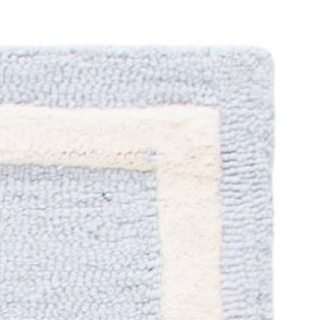 Brenner Geometric Handmade Tufted Wool Blue/Ivory Area Rug Mack & Milo Rug Size: Rectangle 3' X 5' 5Q_GKIKHC7N