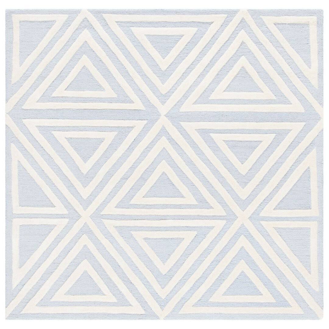 Brenner Geometric Handmade Tufted Wool Blue/Ivory Area Rug Mack & Milo Rug Size: Rectangle 3' X 5' 5Q_GKIKHC7N Brenner Geometric Handmade Tufted Wool Blue/Ivory Area Rug Mack & Milo Rug Size: Rectangle 3' X 5' 5Q_GKIKHC7N