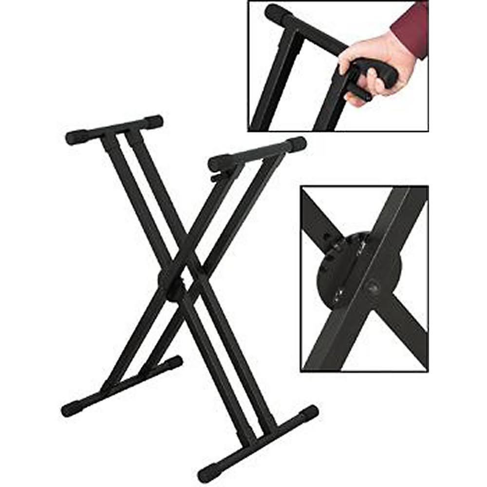 On-Stage Ks8291xx Ergo-Lok Double-X Lok-Tight Keyboard Stand DZ_1A4H9IVP