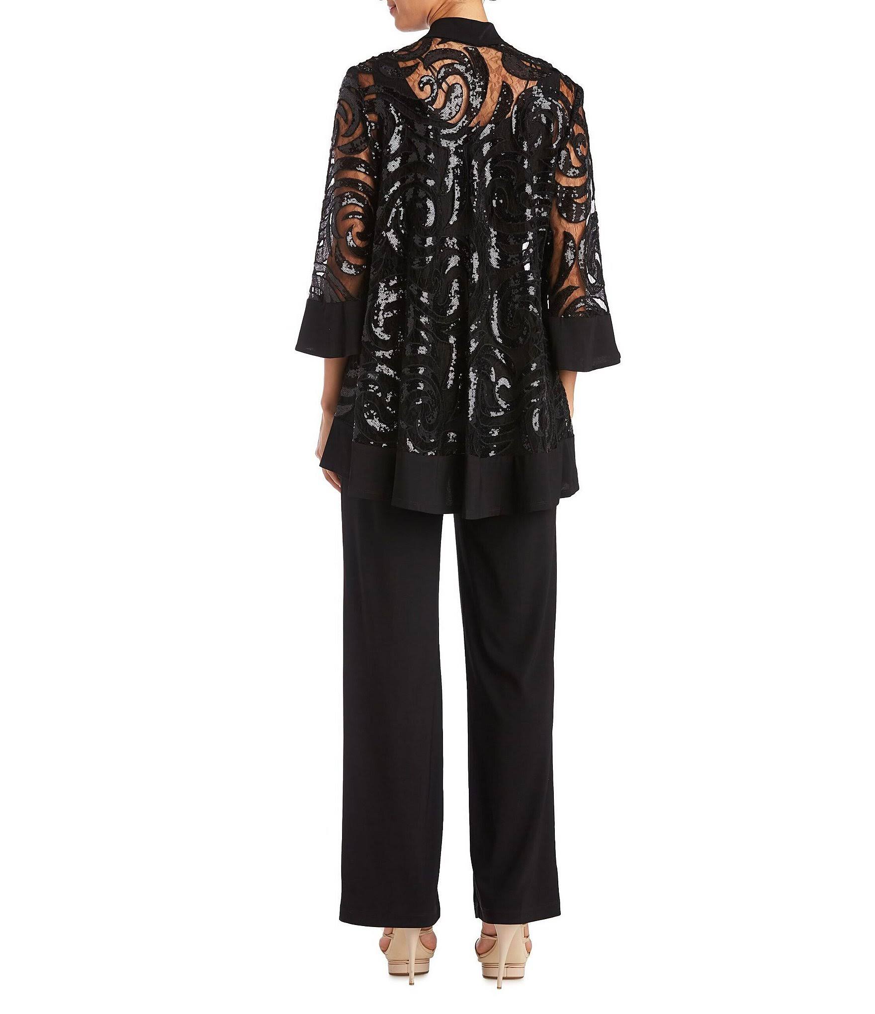 R&M Richards Formal Pantsuit With Jacket 2343 Navy / 12 SY_ZAVD7EM5