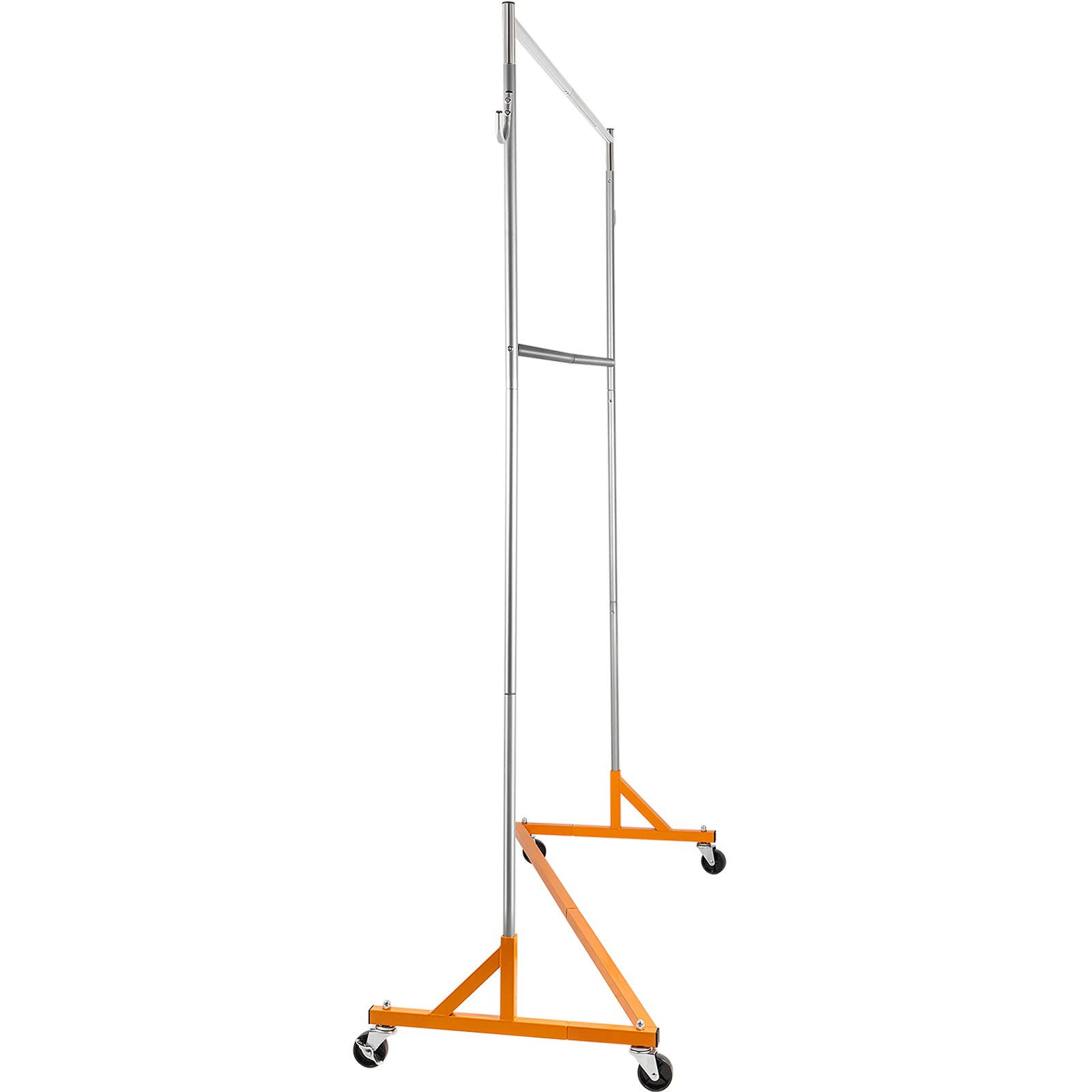 Vevor Z Rack Industrial Grade Z Base Garment Rack Height Adjustable Garment Rack Sturdy Steel Z Base Clothing Rack W/ Lockable Casters For Home SU_OEP8KCVN