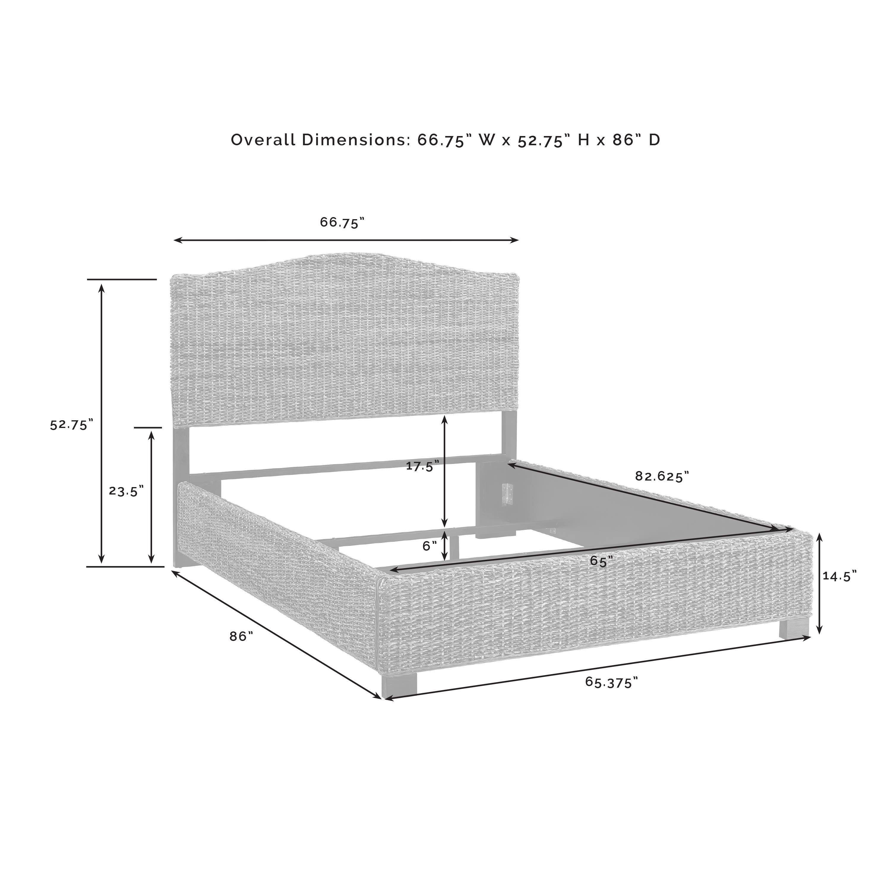 Crosley Serena Queen Bed Banana-Leaf - Kf727001bn D0_EVDM2RQE Crosley Serena Queen Bed Banana-Leaf - Kf727001bn D0_EVDM2RQE