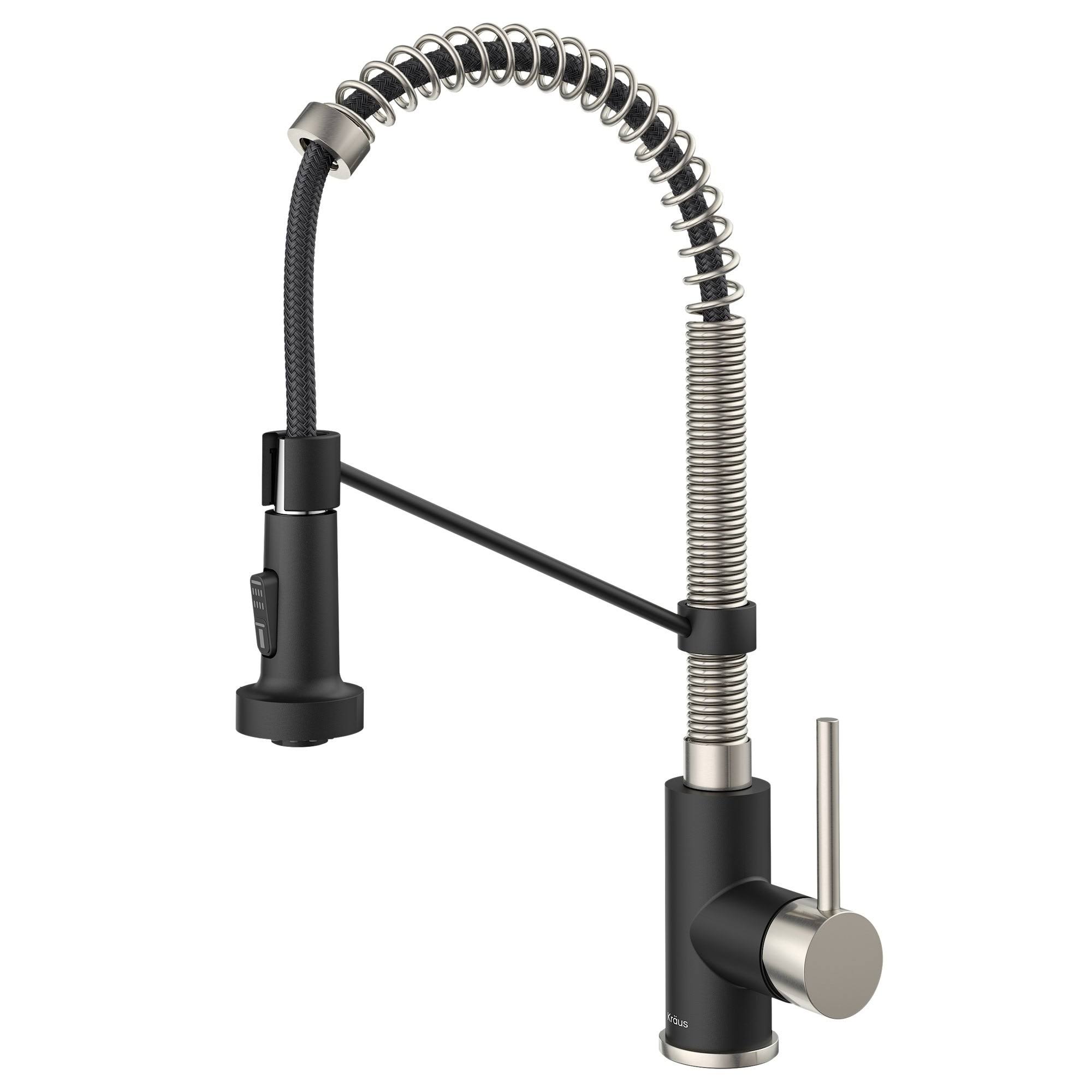 Kraus Ksf-1610mb Bolden Touchless Sensor Commercial Pull-Down Single Handle 18-Inch Kitchen Faucet Matte Black XR_CLCZE20G