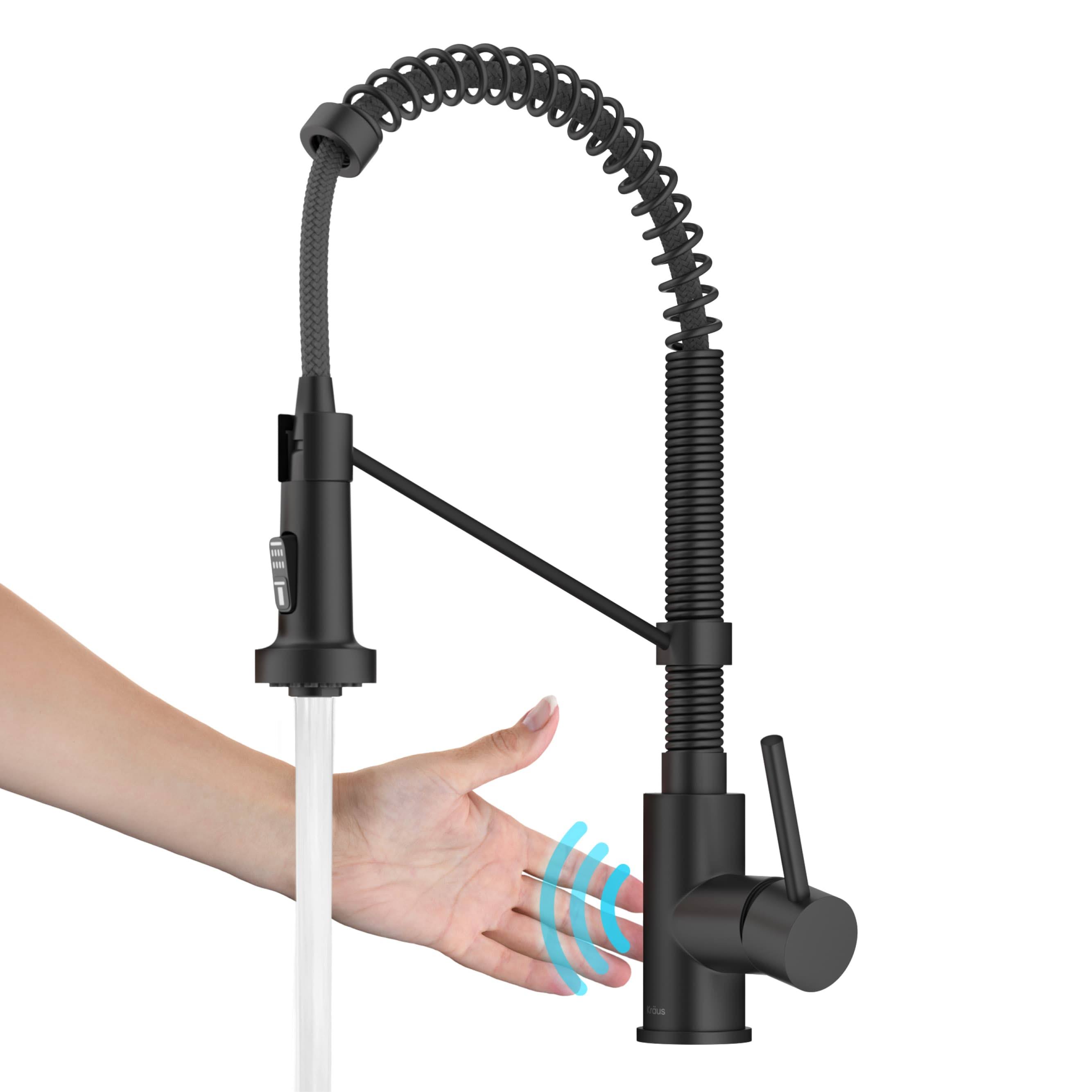 Kraus Ksf-1610mb Bolden Touchless Sensor Commercial Pull-Down Single Handle 18-Inch Kitchen Faucet Matte Black XR_CLCZE20G
