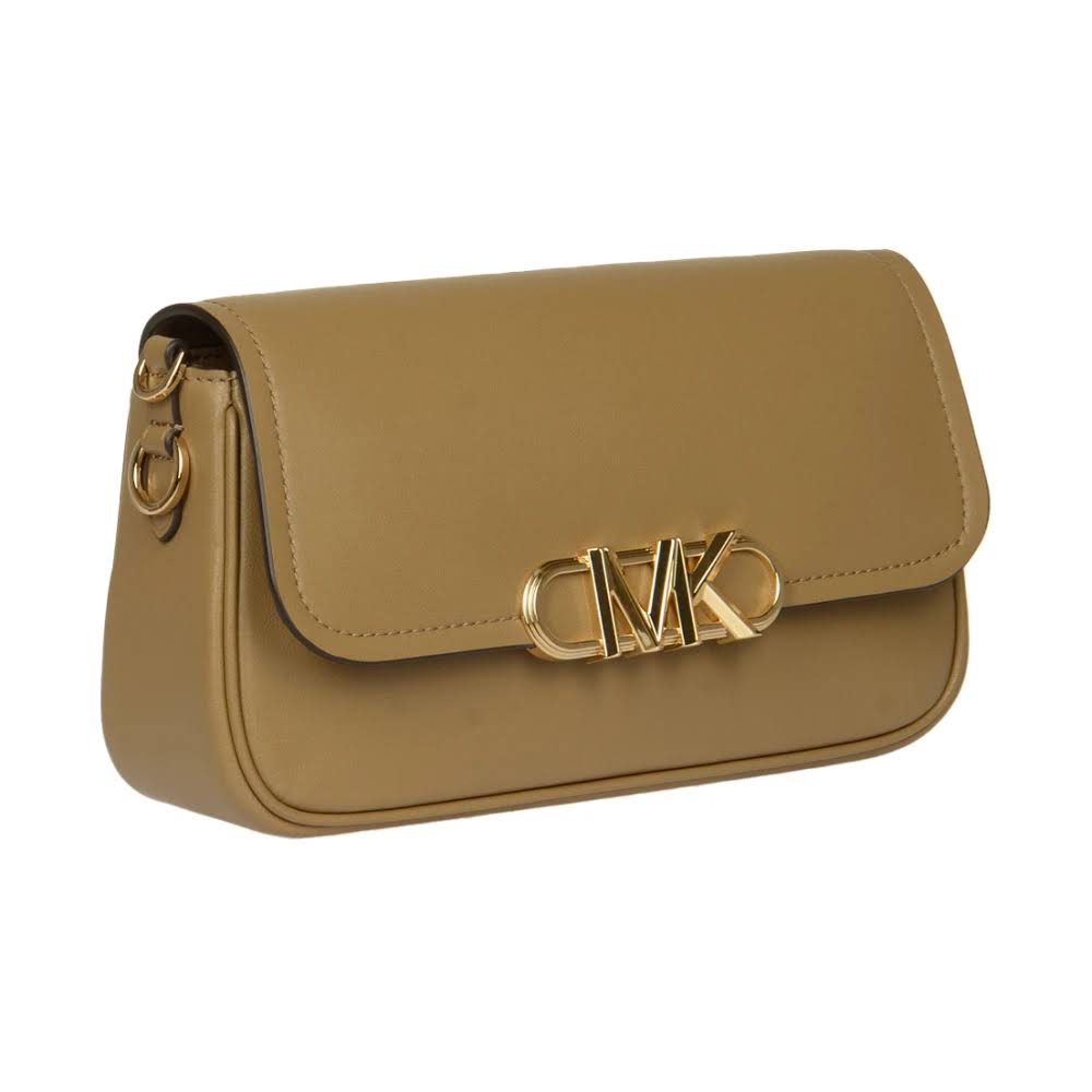 Michael Michael Kors Parker Convertible Pouchette Shoulder Bag - Husk/Gold BH_JRMDKF5W Michael Michael Kors Parker Convertible Pouchette Shoulder Bag - Husk/Gold BH_JRMDKF5W