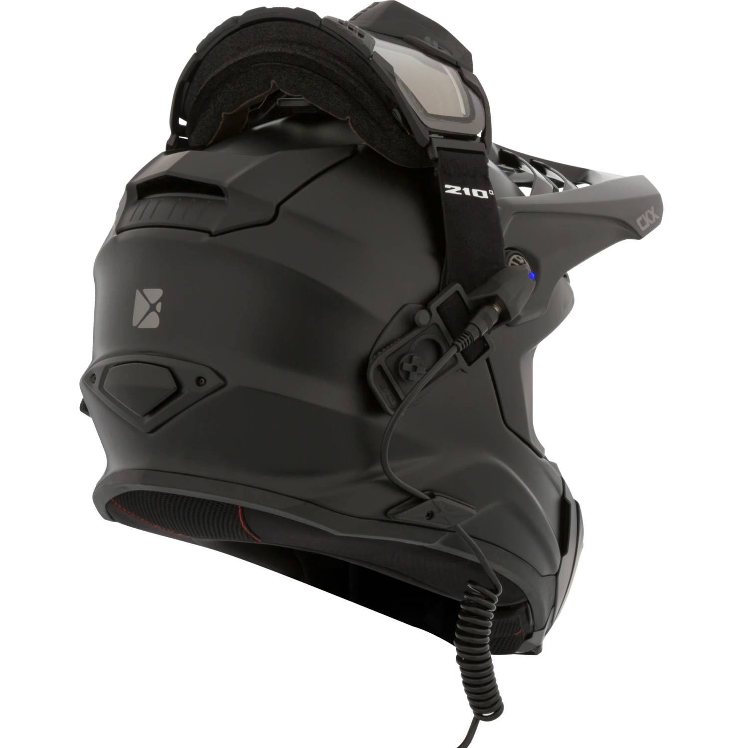 Ckx Titan Original Electric Combo Helmet Trail Solid W 210 Matte Black Xxx-Large 509167 VR_PBTTQGQY