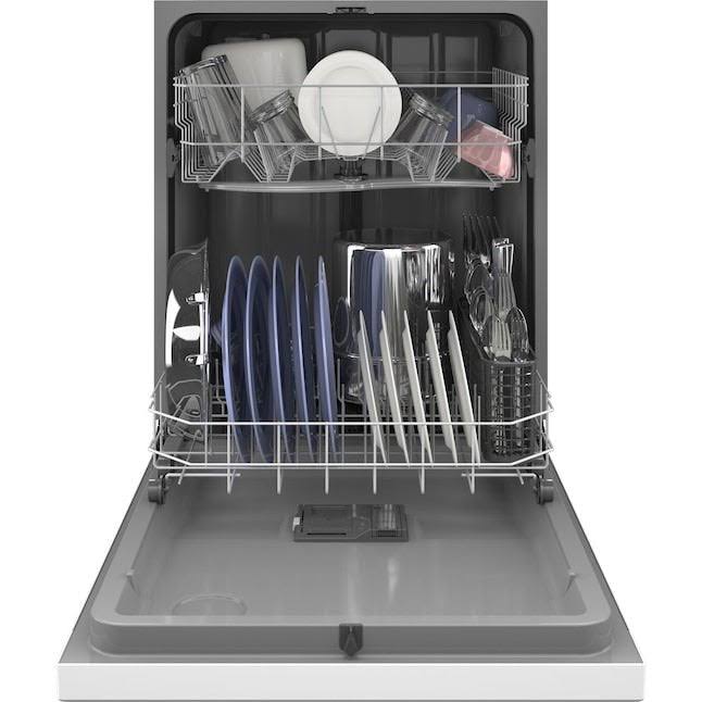 Hotpoint Front Control 24-In Built-In Dishwasher (White) UB_S1LQ4SH4 Hotpoint Front Control 24-In Built-In Dishwasher (White) UB_S1LQ4SH4