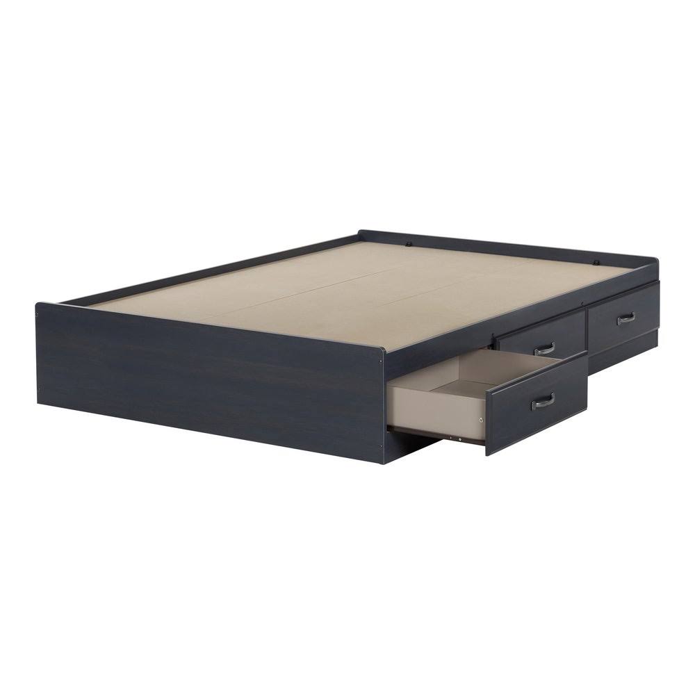 Full Ulysses Mates Bed With 3 Drawers Fall Oak - South Shore UF_L9SAIO2O
