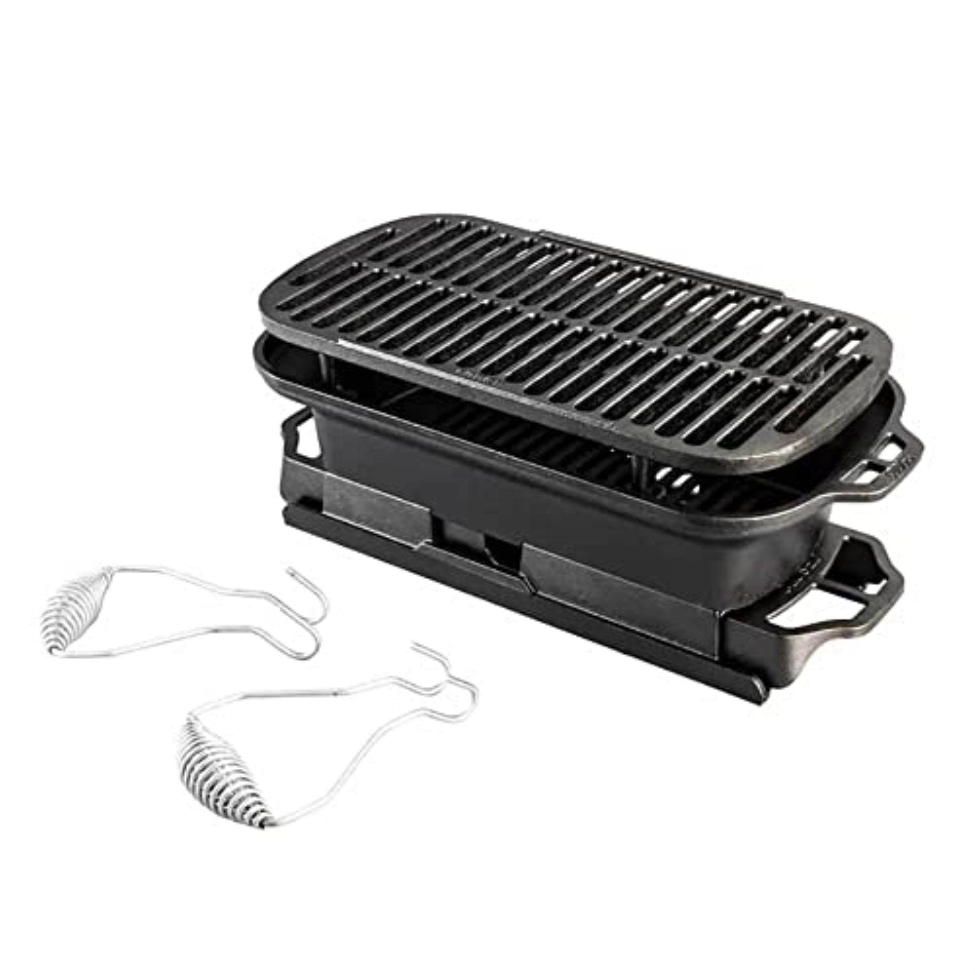Lodge Sportsman's Cast Iron Pro Grill 78_XW5WN5SC