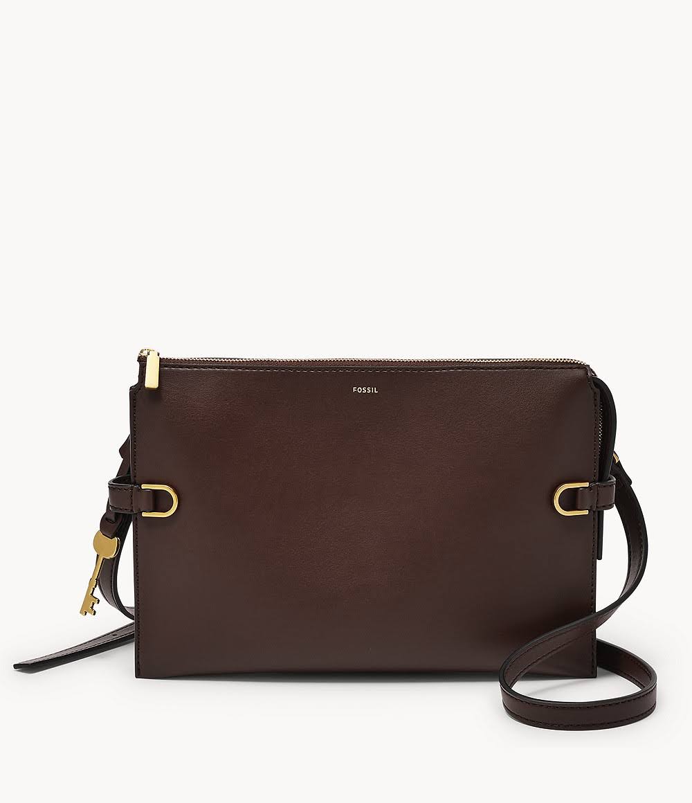Fossil Women's Kier Cactus Leather Crossbody - Brown - Shoulder Bags UN_OWKIHXPV Fossil Women's Kier Cactus Leather Crossbody - Brown - Shoulder Bags UN_OWKIHXPV
