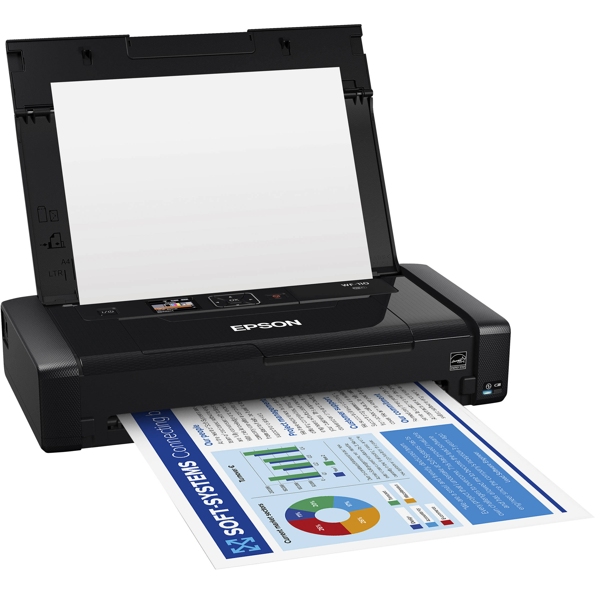 Epson - Workforce Wf-110 Wireless Inkjet Printer BX_EUJ4PZR3