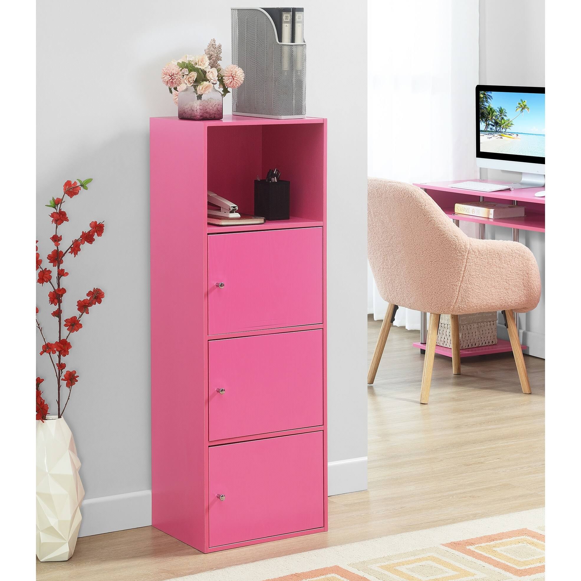 Convenience Concepts Xtra Storage 3 Door Cabinet Black 6G_QKVAF7WY Convenience Concepts Xtra Storage 3 Door Cabinet Black 6G_QKVAF7WY