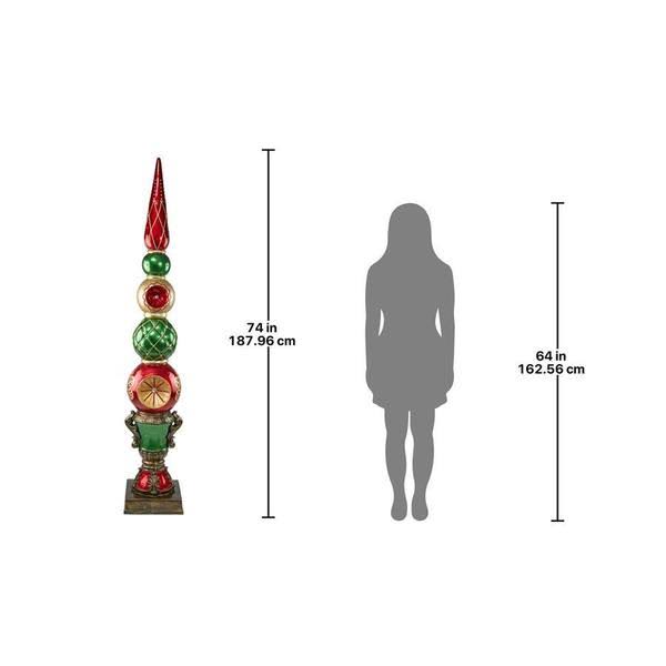 Design Toscano - Ornament Topiary Illuminated Holiday Statue OI_E14LVTCF