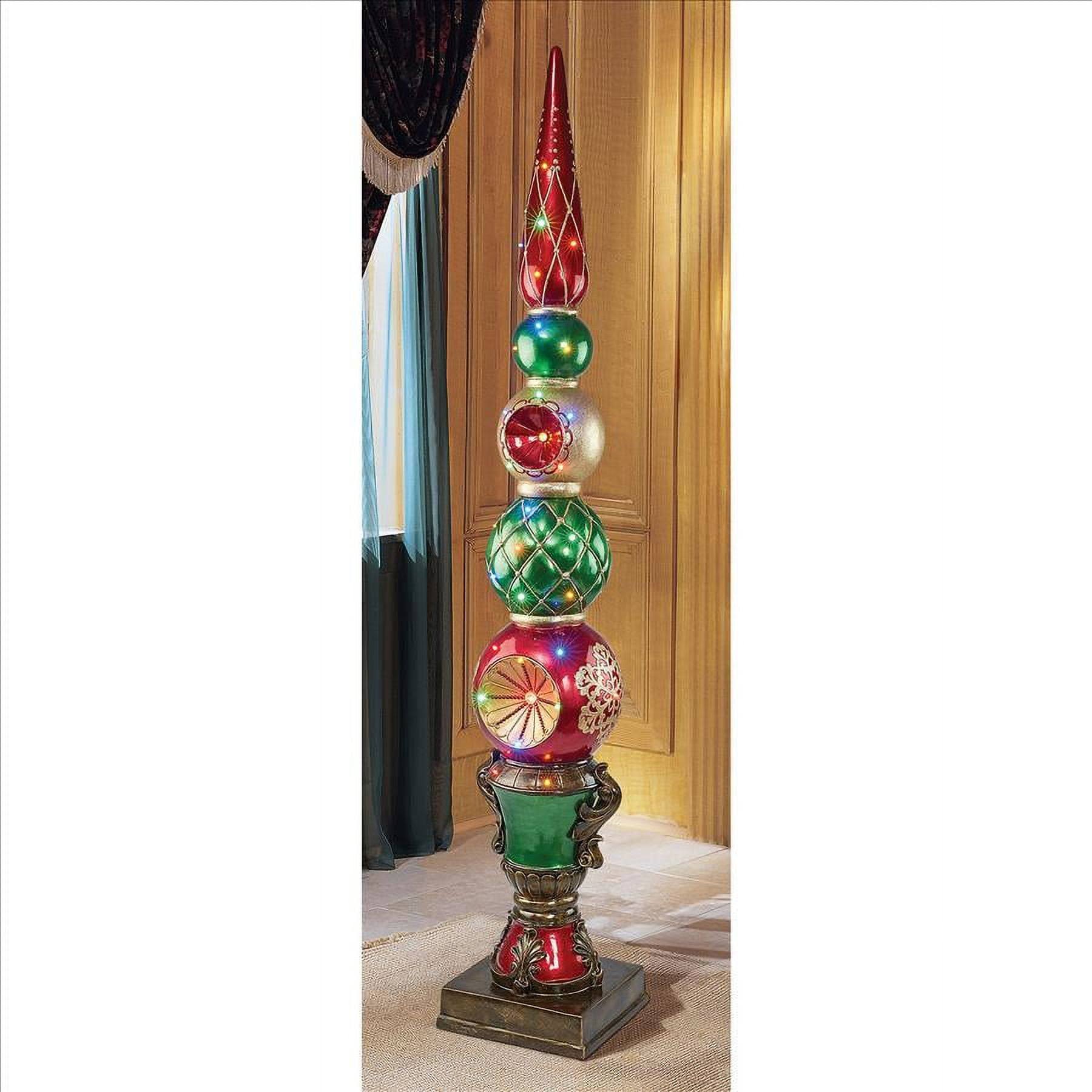 Design Toscano - Ornament Topiary Illuminated Holiday Statue OI_E14LVTCF