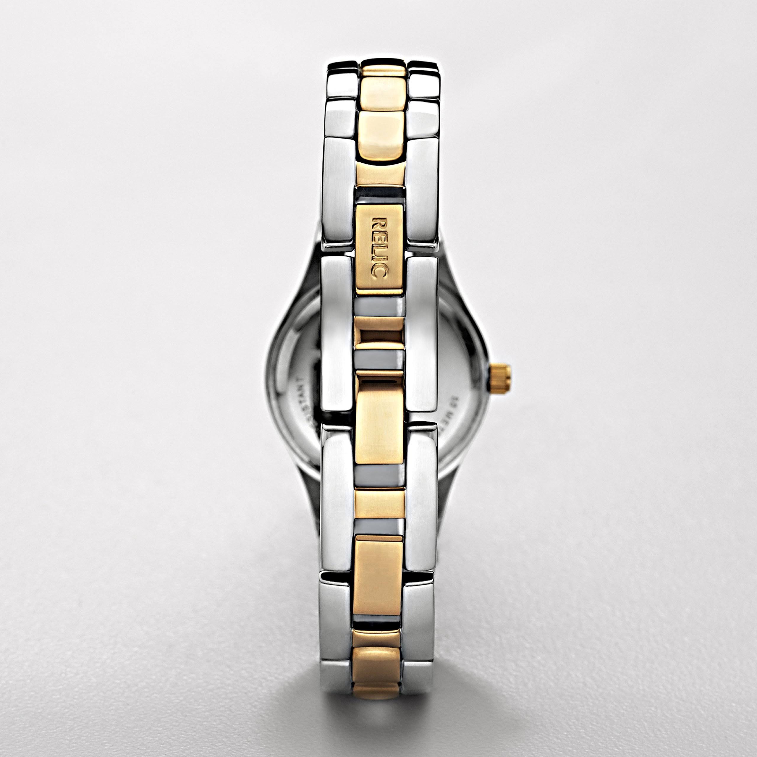 Relic By Fossil Women's Crystal Two Tone Watch - Small JB_NTXB2NAB