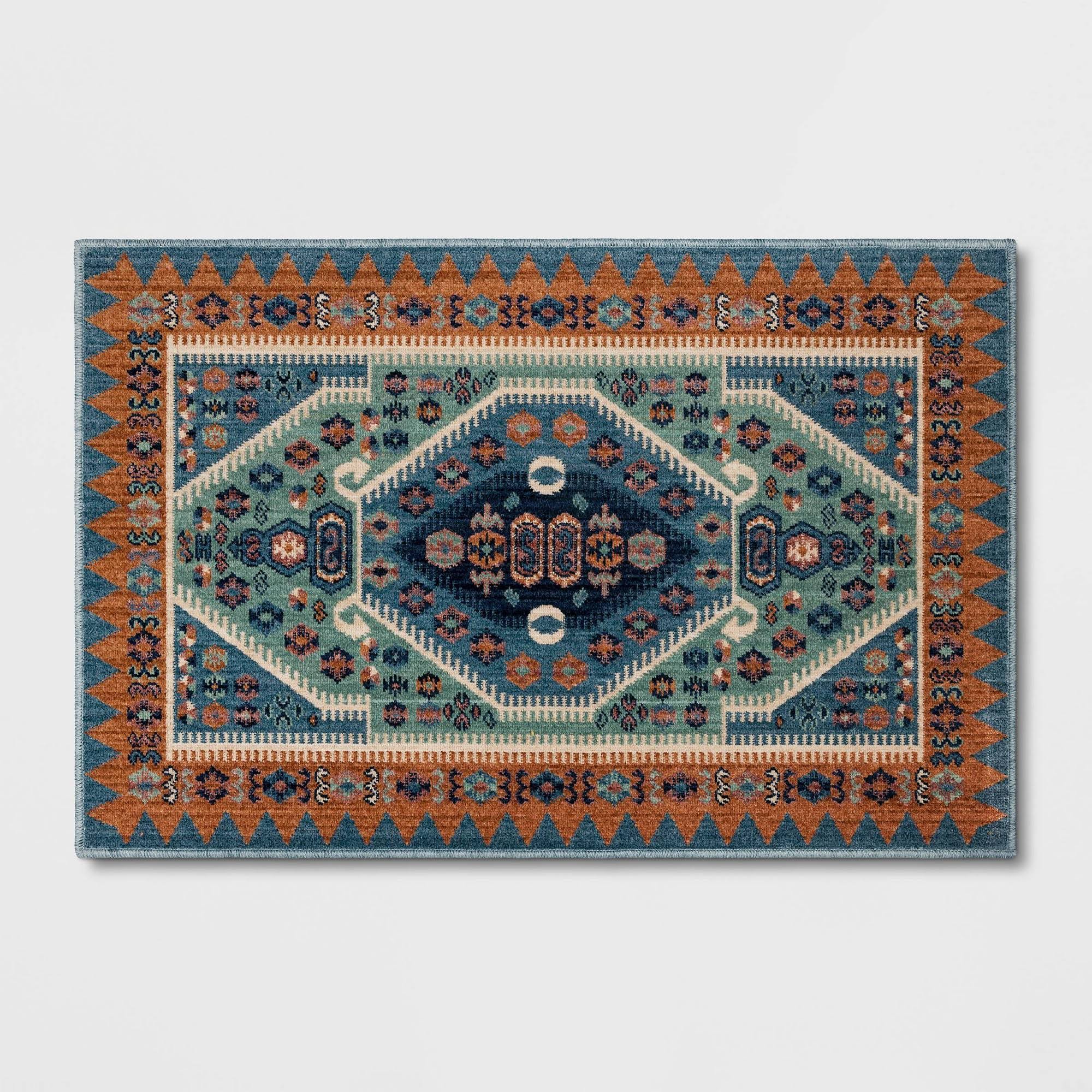 2'3X7' Buttercup Diamond Vintage Persian Woven Runner Rug Blue - Opalhouse 45_6LSJKL38 2'3X7' Buttercup Diamond Vintage Persian Woven Runner Rug Blue - Opalhouse 45_6LSJKL38