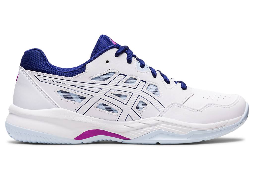 Asics Women's Gel-Renma Pickleball Shoes (White/Pure Silver) FG_EIWY5PGP Asics Women's Gel-Renma Pickleball Shoes (White/Pure Silver) FG_EIWY5PGP