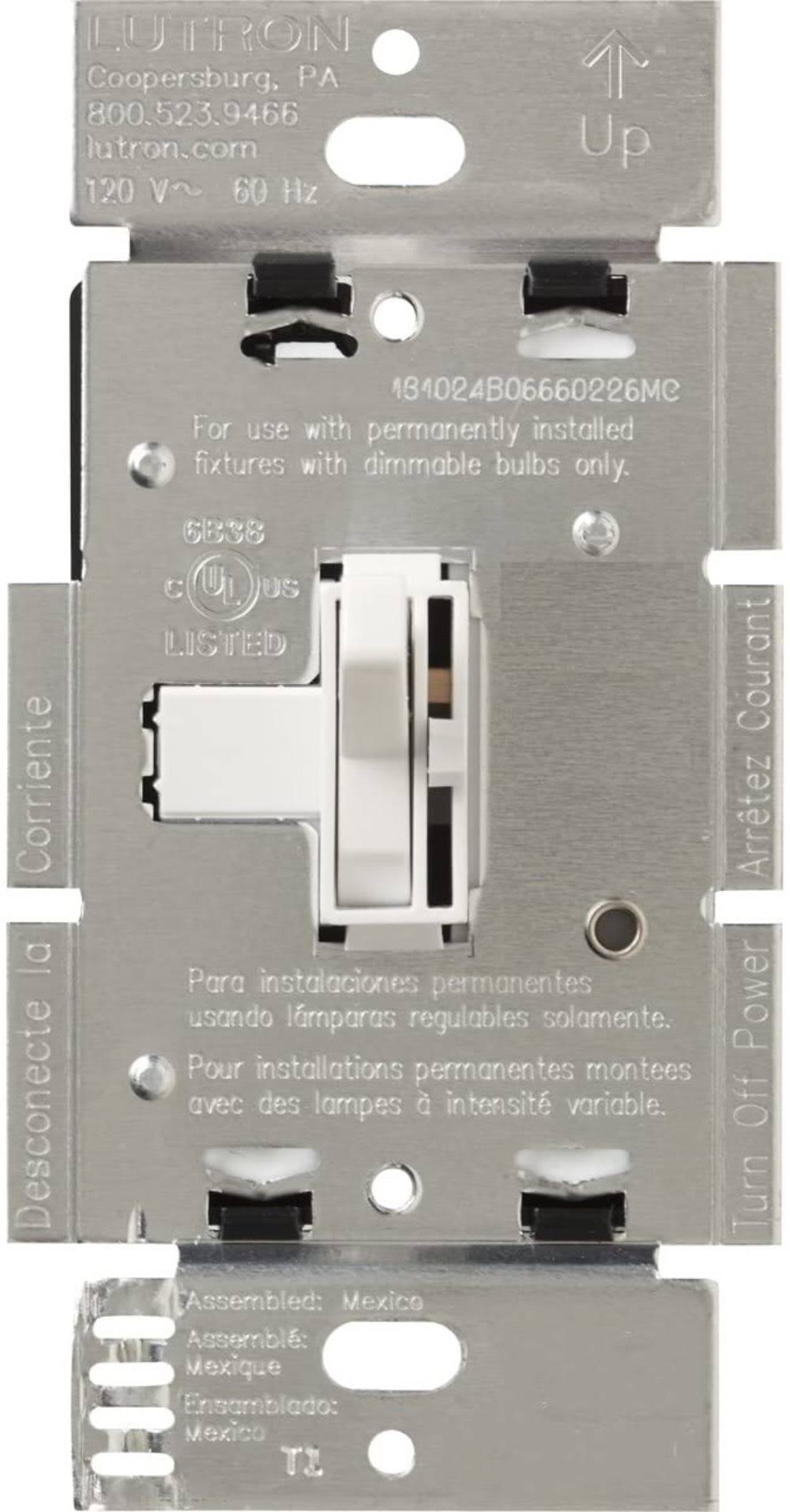 Lutron Ay-103p-Wh Ariadni 1000w Preset 3-Way Dimmer White A5_EWRVZVAX