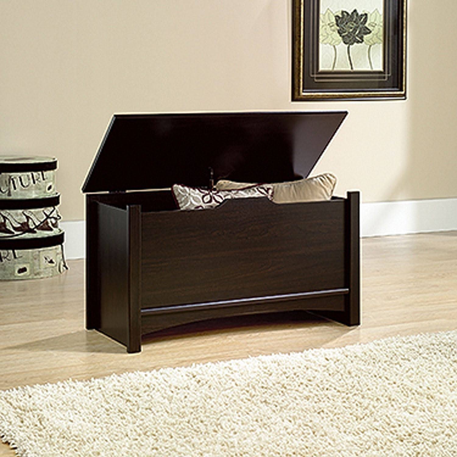 Sauder Shoal Creek Storage Chest In Jamocha Wood S6_ZTIODJQR Sauder Shoal Creek Storage Chest In Jamocha Wood S6_ZTIODJQR