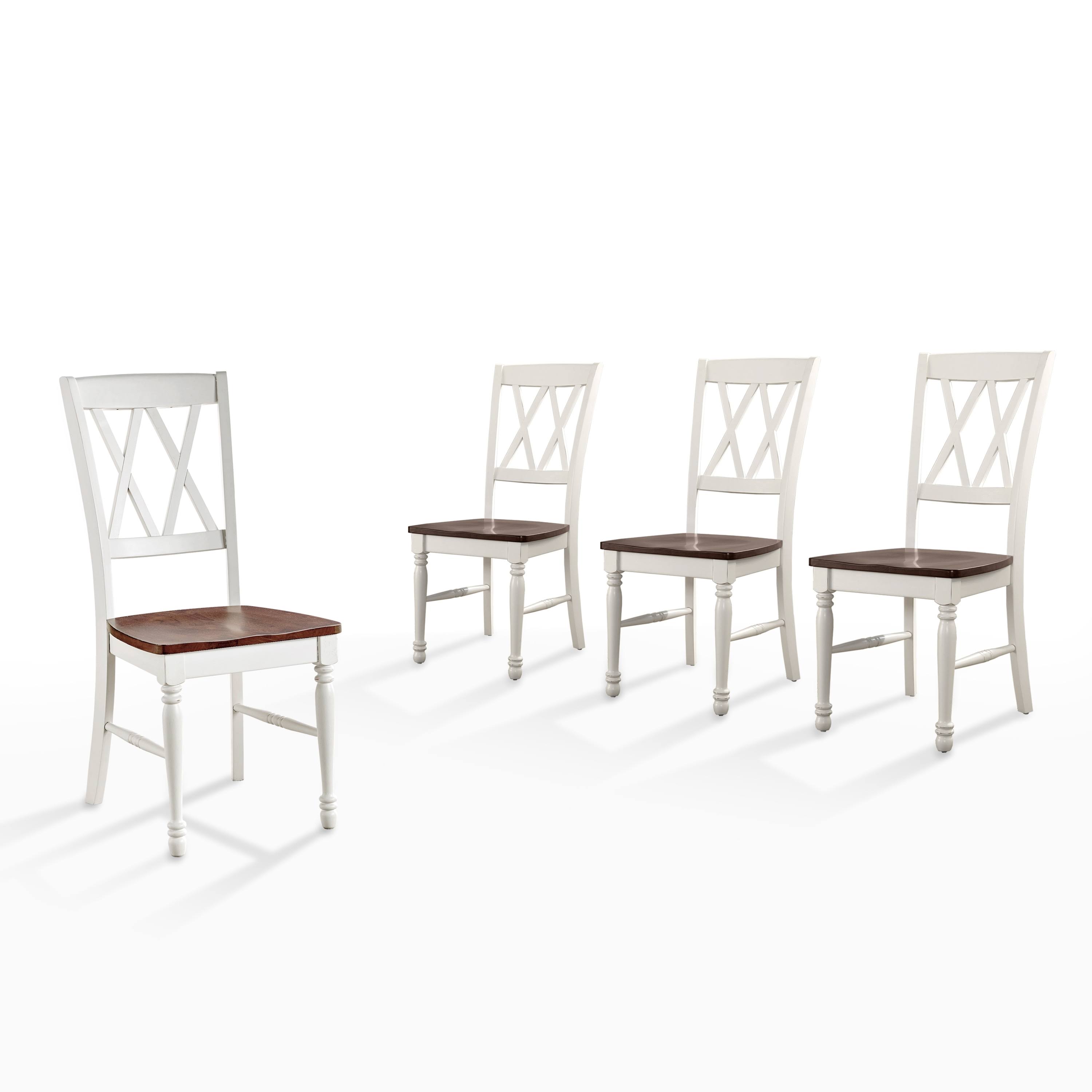 Crosley Furniture Kf20031wh Shelby Dining Chair Set Distressed White - 4 Piece JB_YWCRSASN